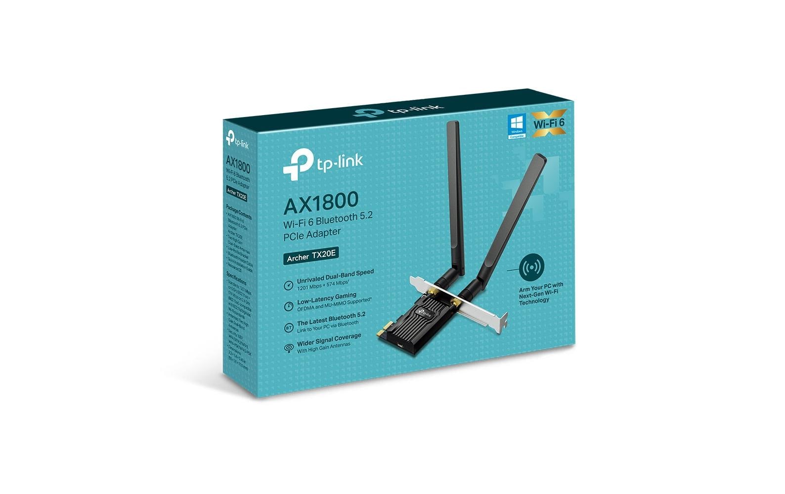 TP-Link WLAN-AX PCIe Adapter Archer TX20E