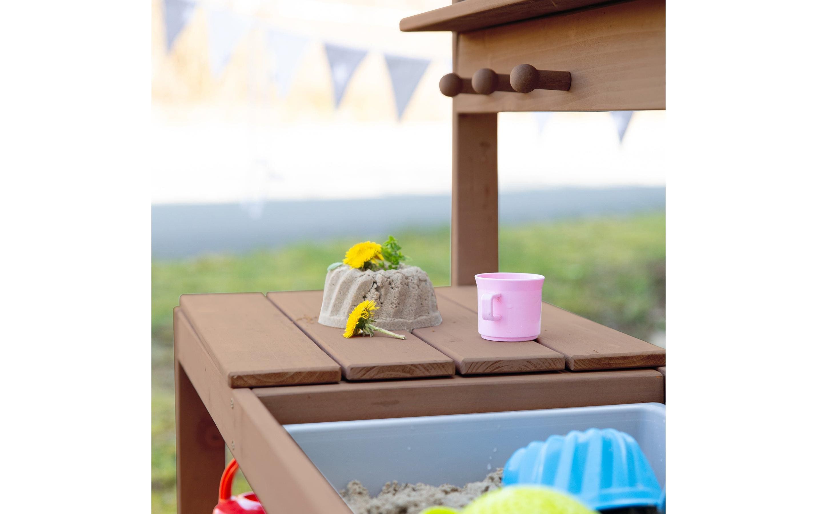 roba Outdoor Gartenküche «Fun» braun