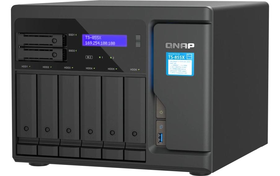 QNAP NAS TS-855X-8G 6+2-bay