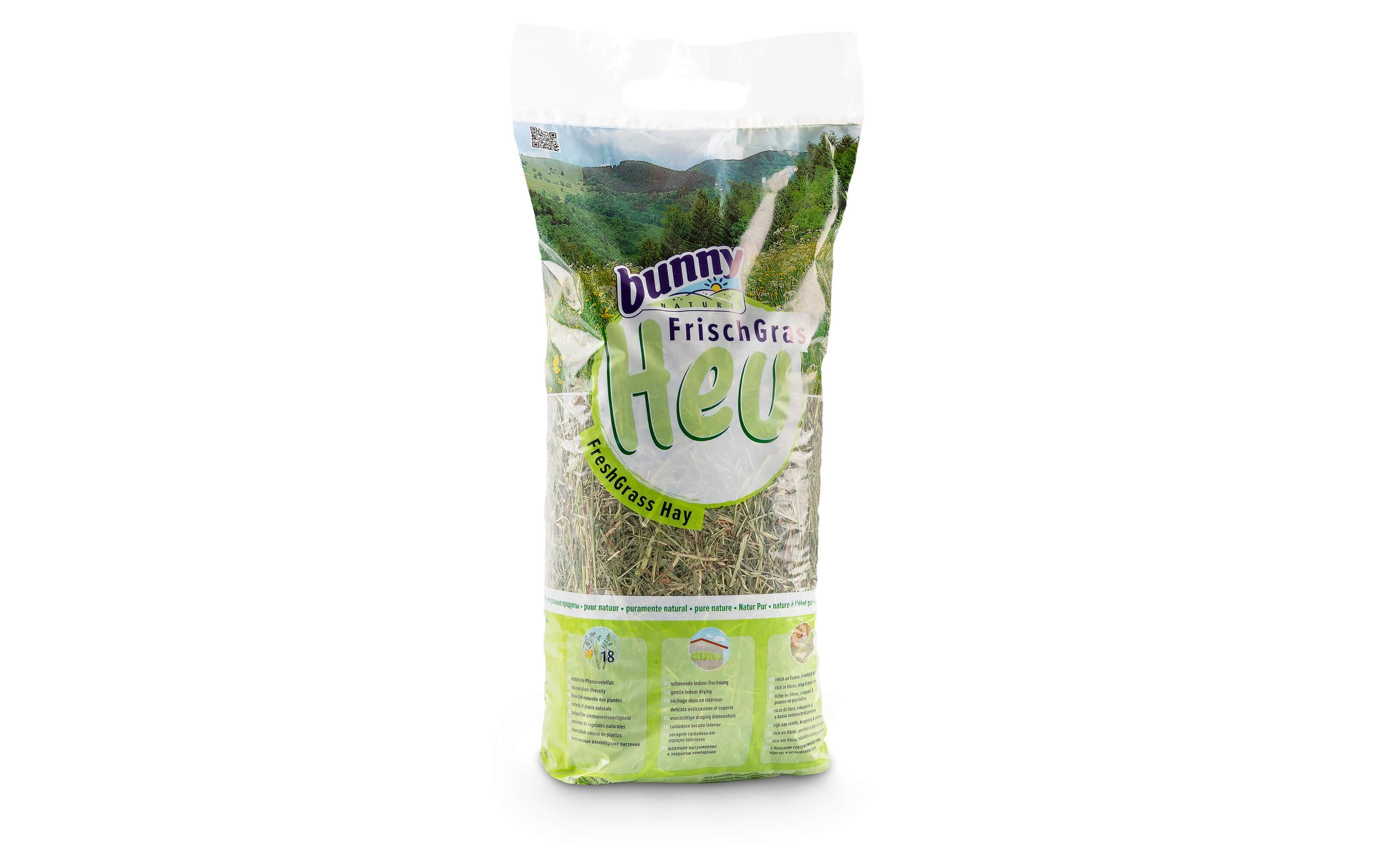 Bunny Nature Frischgras Heu Natur Pur, 3 kg