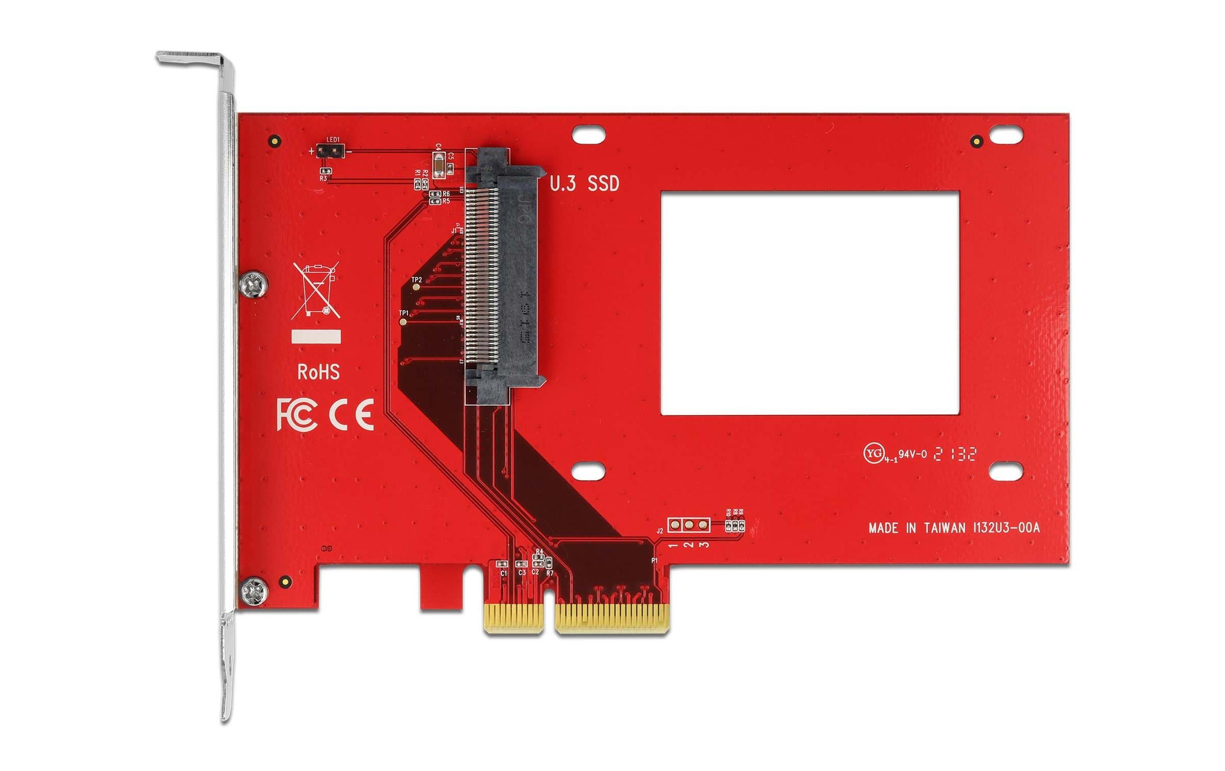 Delock Host Bus Adapter PCI-Express x4 - 1x U.3 SFF-8639