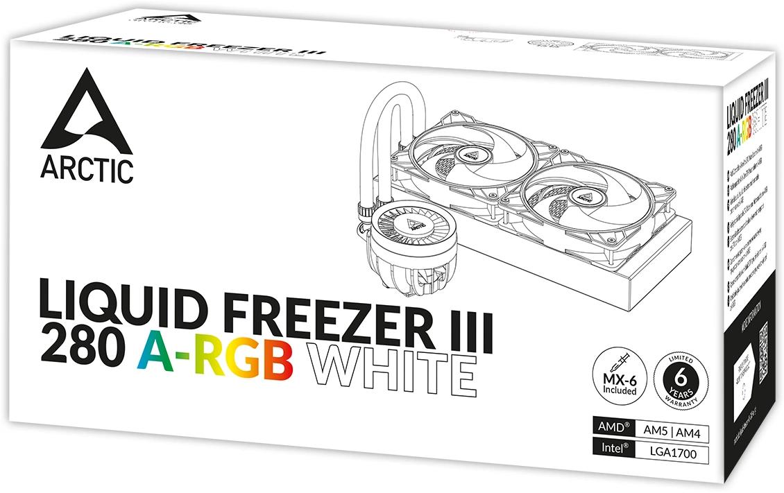 Arctic Cooling Wasserkühlung Liquid Freezer III 280 A-RGB Weiss