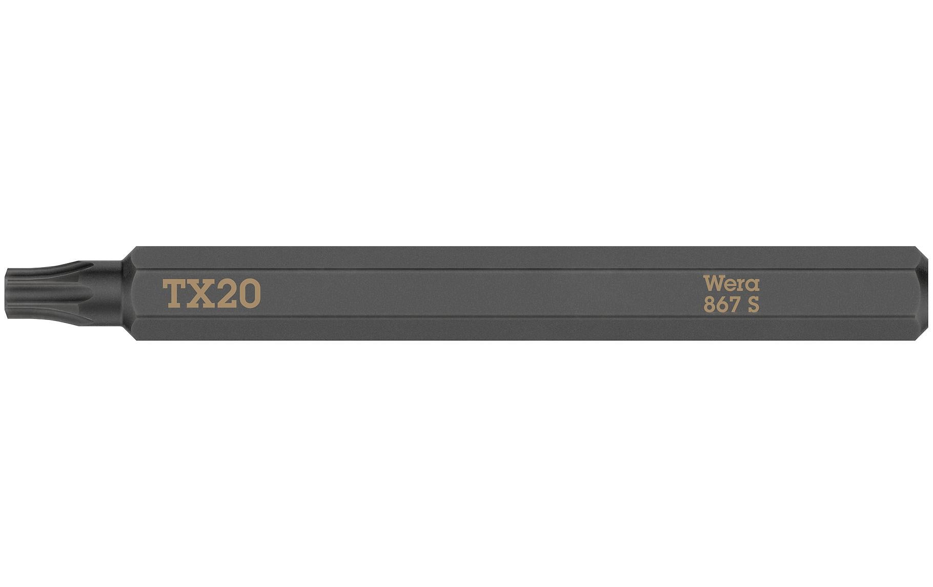 Wera Bit 867 S Torx TX20, 1-teilig