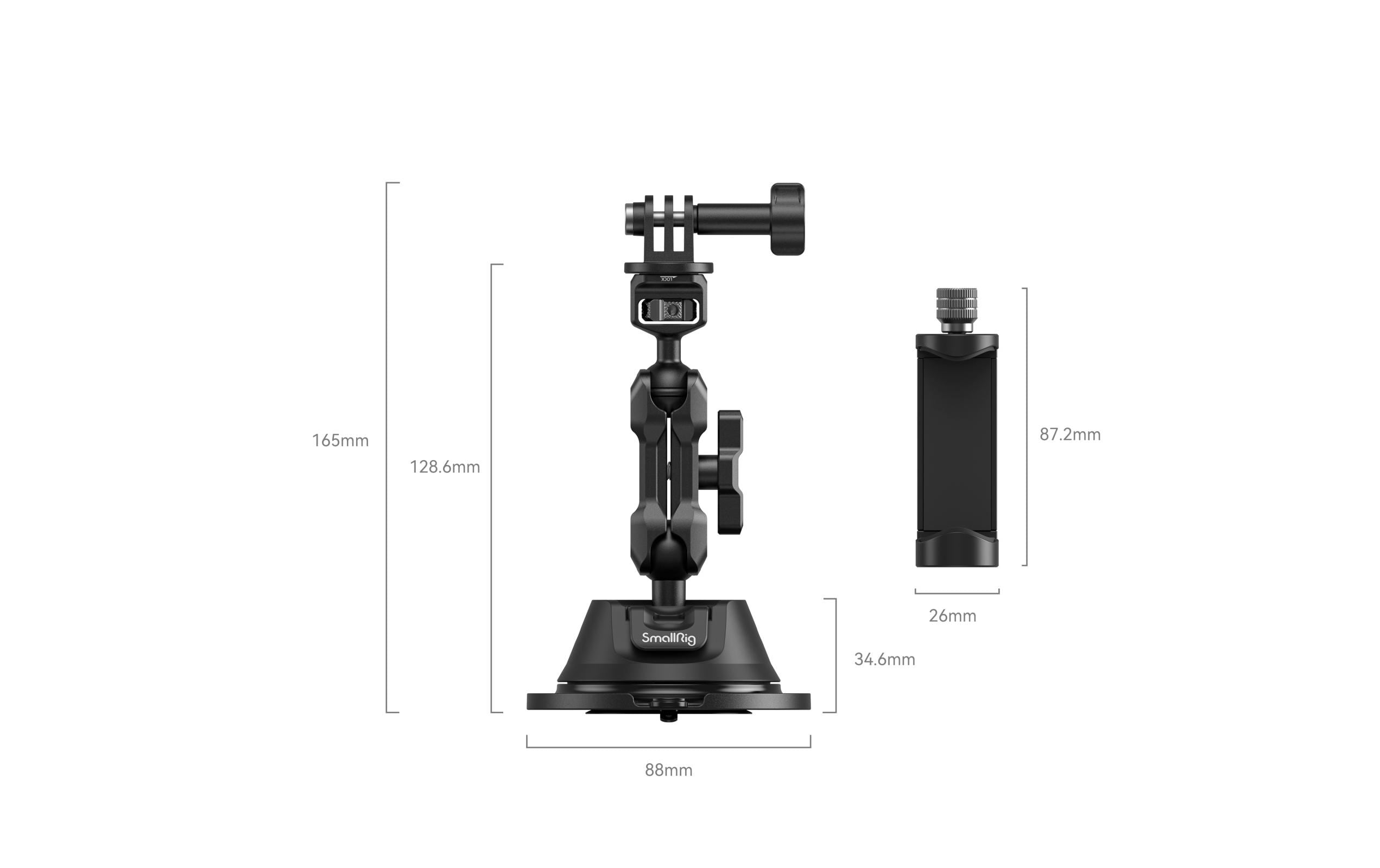 Smallrig Saugnapfhalterung SC-1K