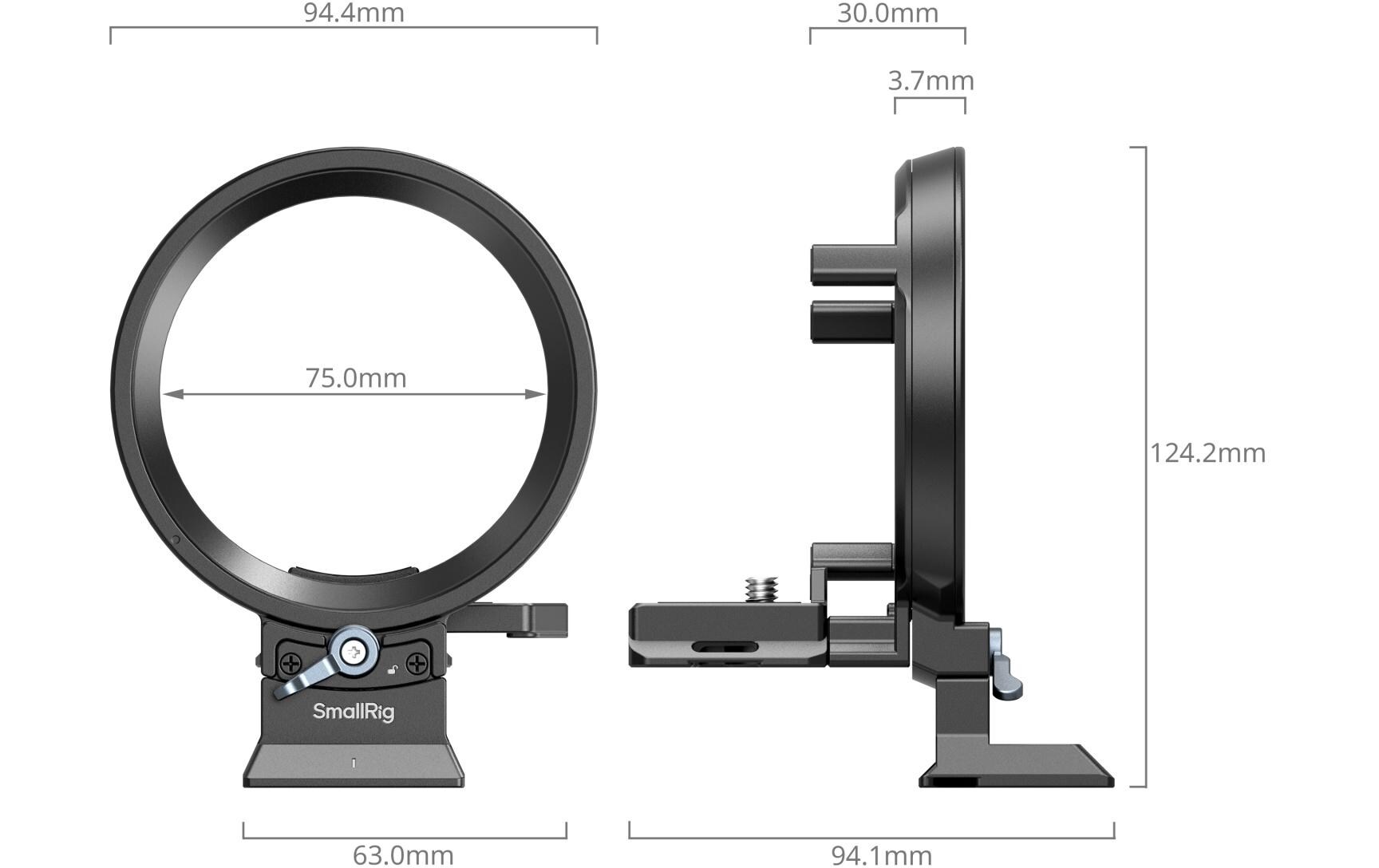 Smallrig Drehbares Horizontal-Vertikal-Montageplatten-Kit