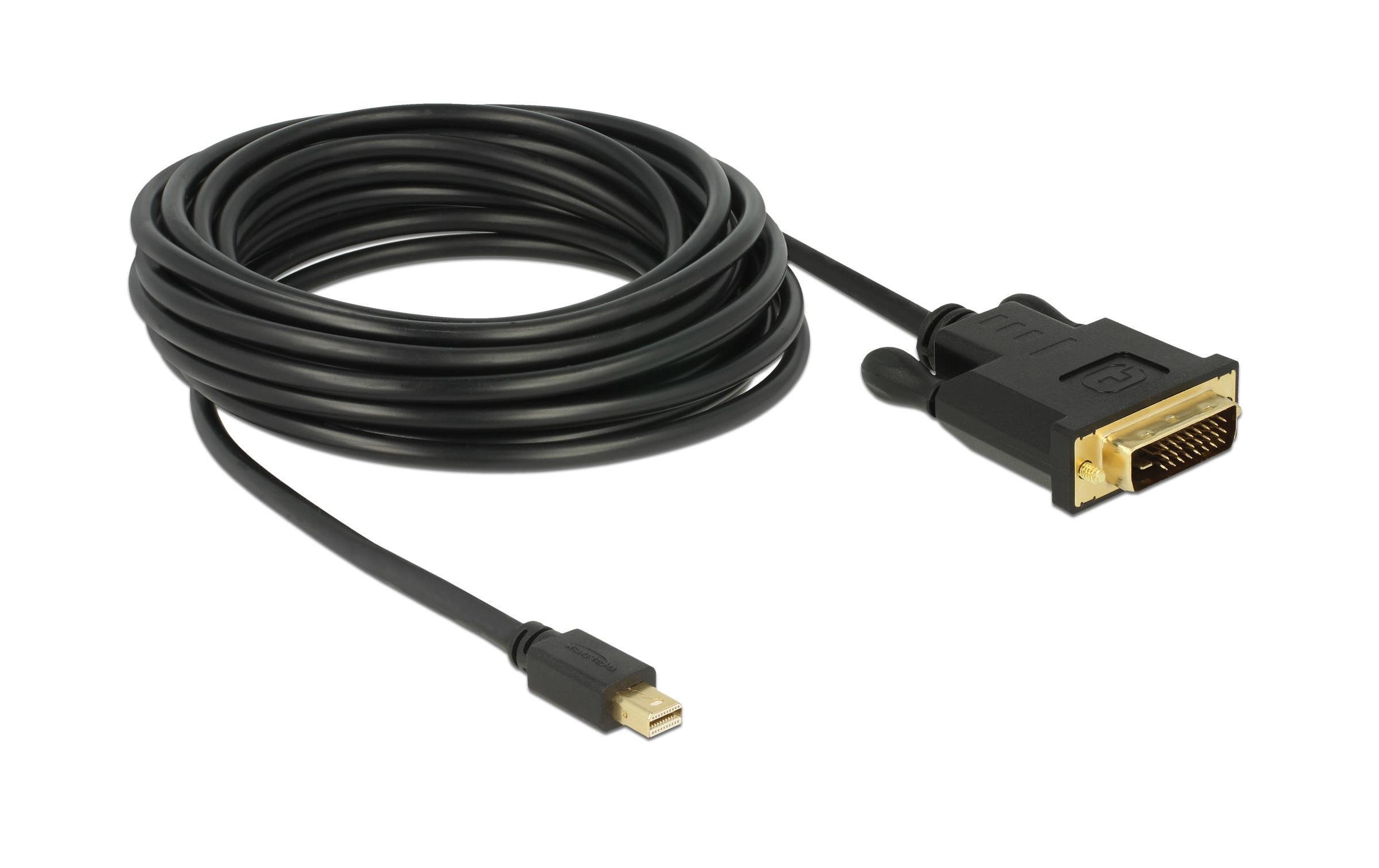 Delock Kabel Mini-DisplayPort - DVI-D, 5 m