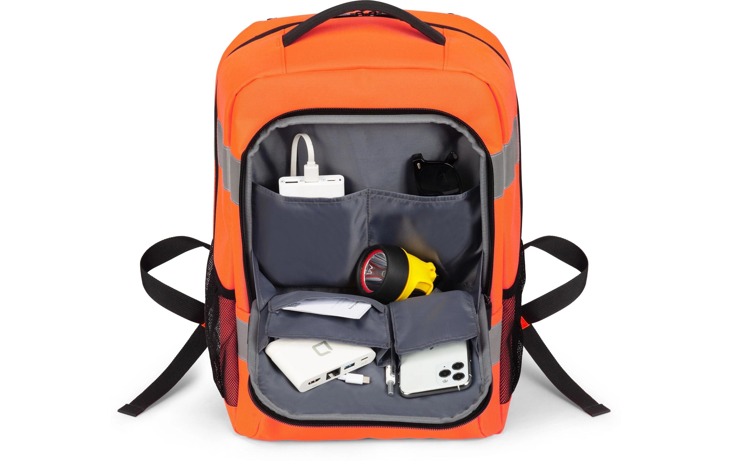 DICOTA Rucksack Hi-Vis 24 l – Orange