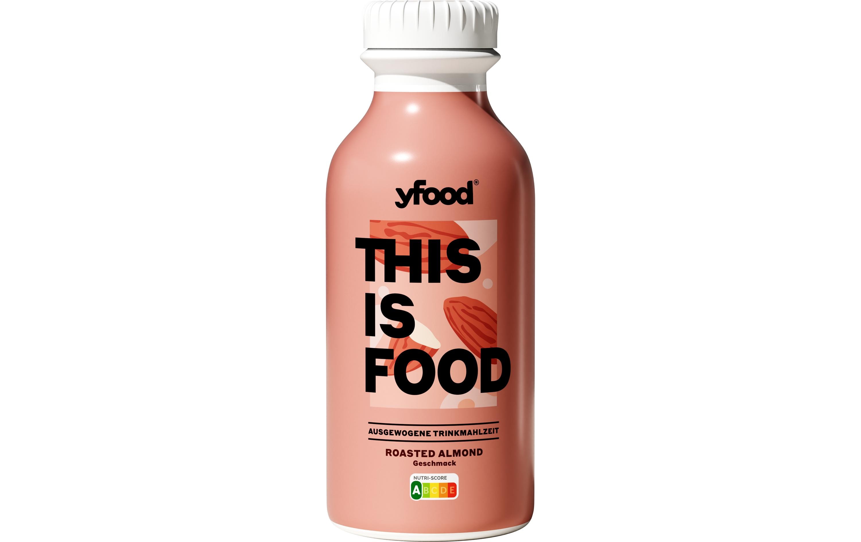 YFOOD Trinkmahlzeit Roasted Almond 500ml – Limited Edition