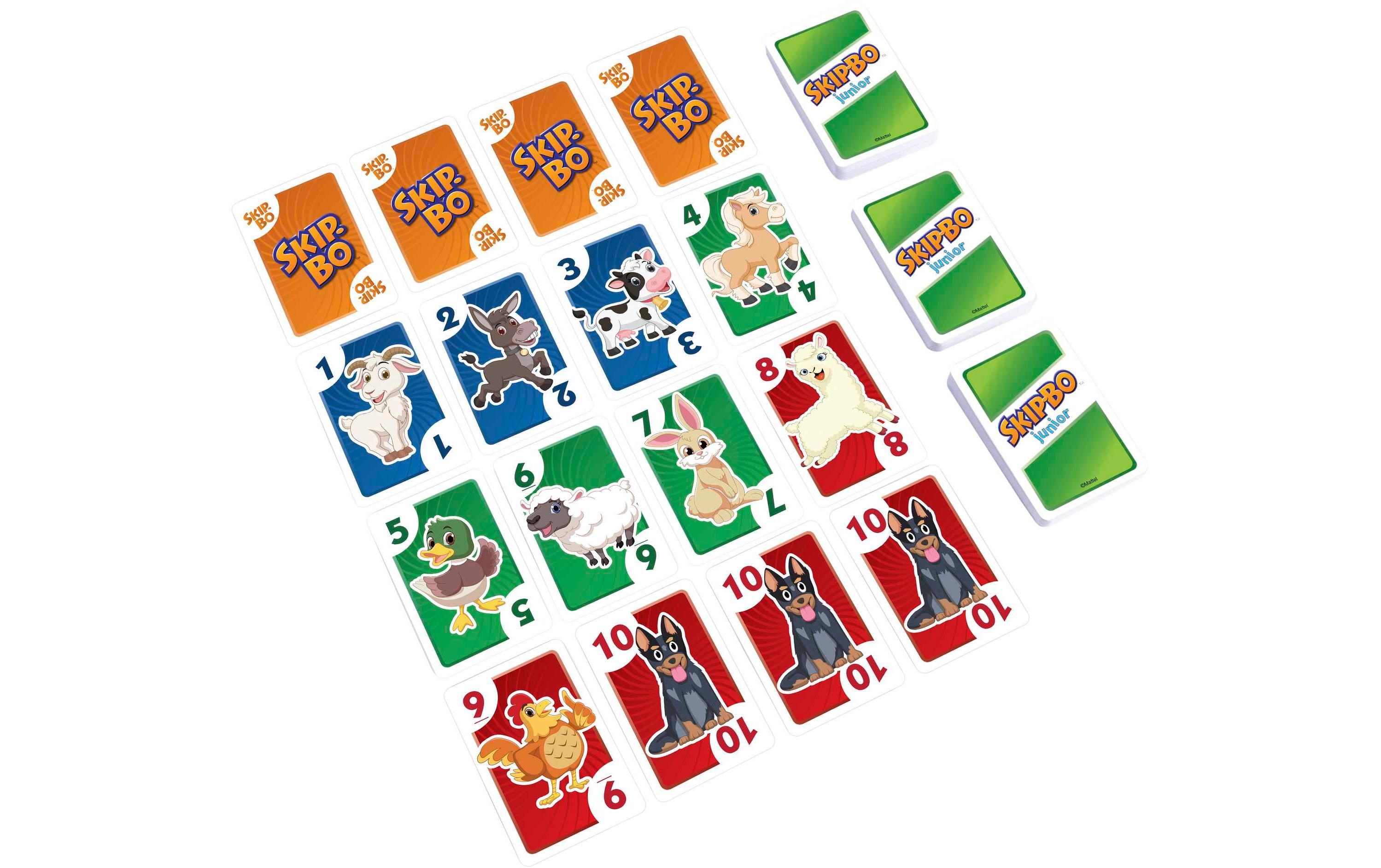 Mattel Spiele Kartenspiel Skip-Bo Junior