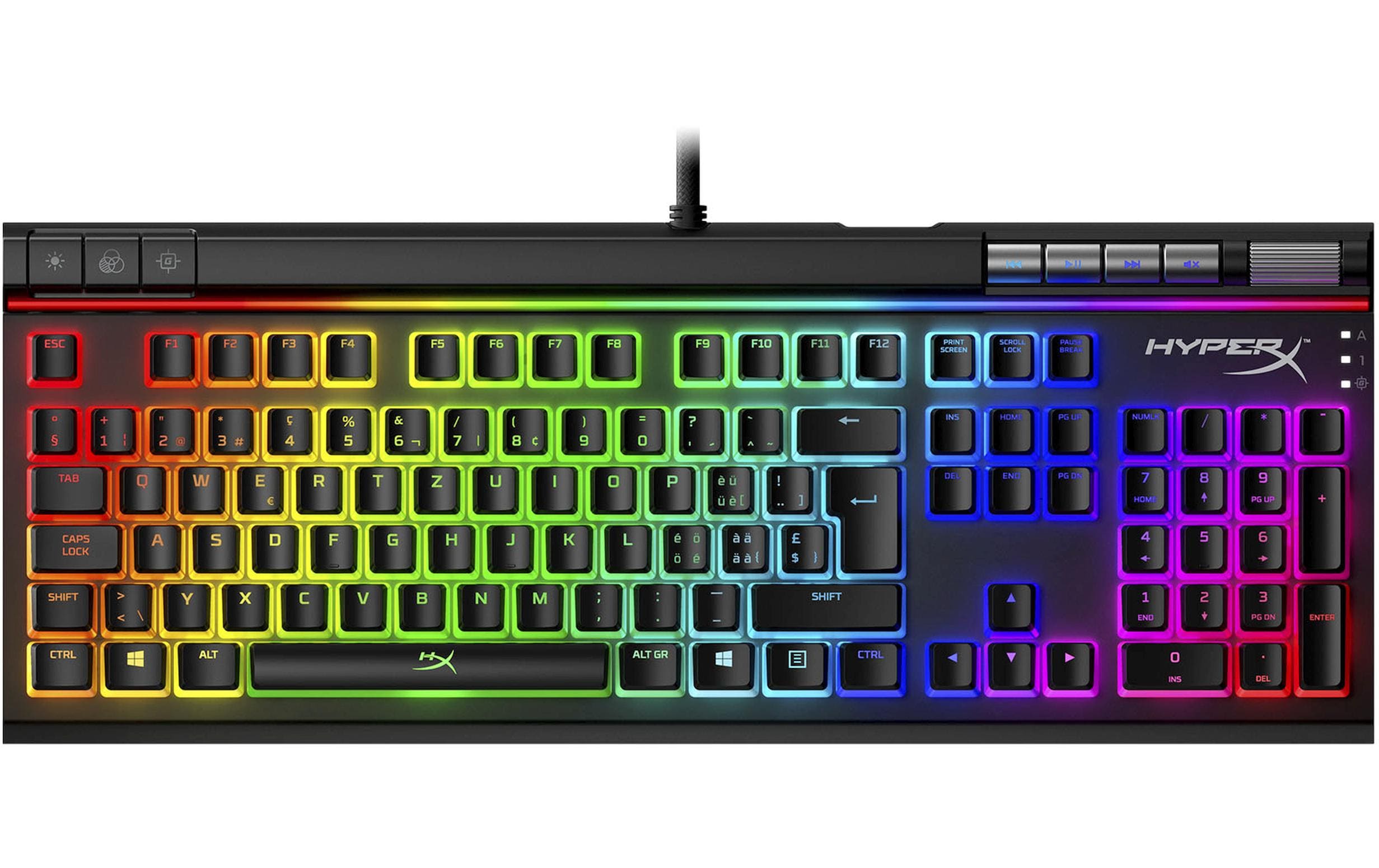 HyperX Gaming-Tastatur Alloy Elite 2 RGB Schwarz