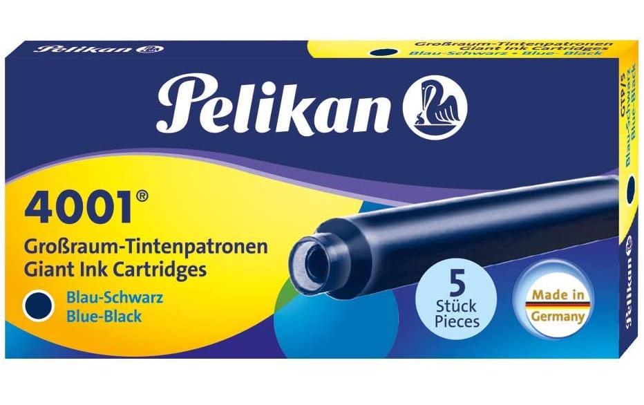 Pelikan Tintenpatrone Grossraum GTP/5 Blau/Schwarz, 5 Stück