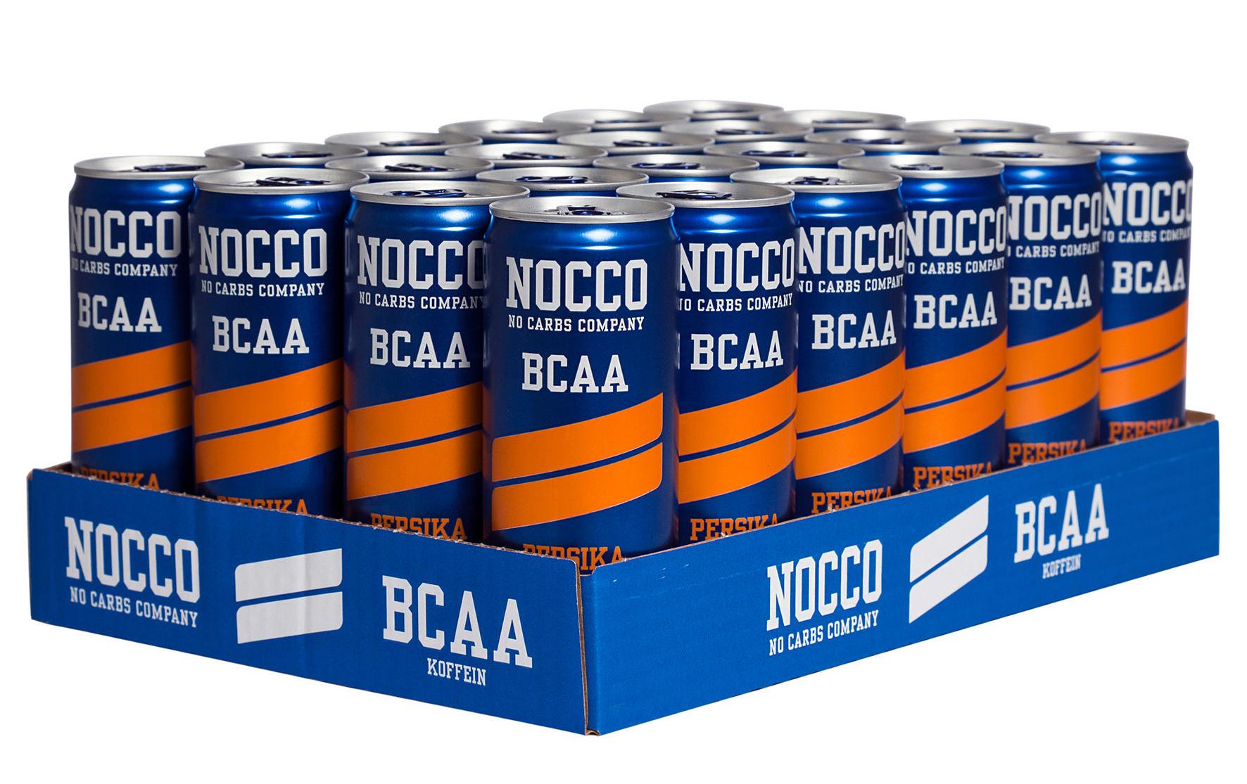 NOCCO Getränk BCAA Pfirsich 24 x 0.33 l