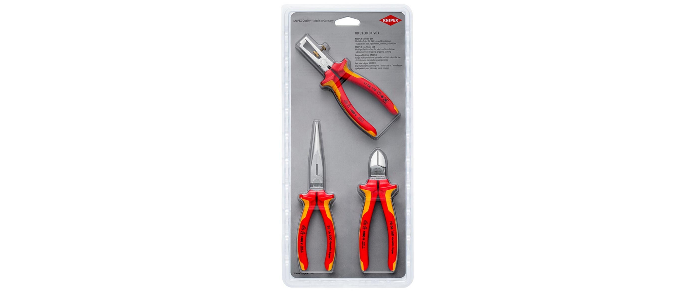 Knipex Elektro-Set 3-teilig