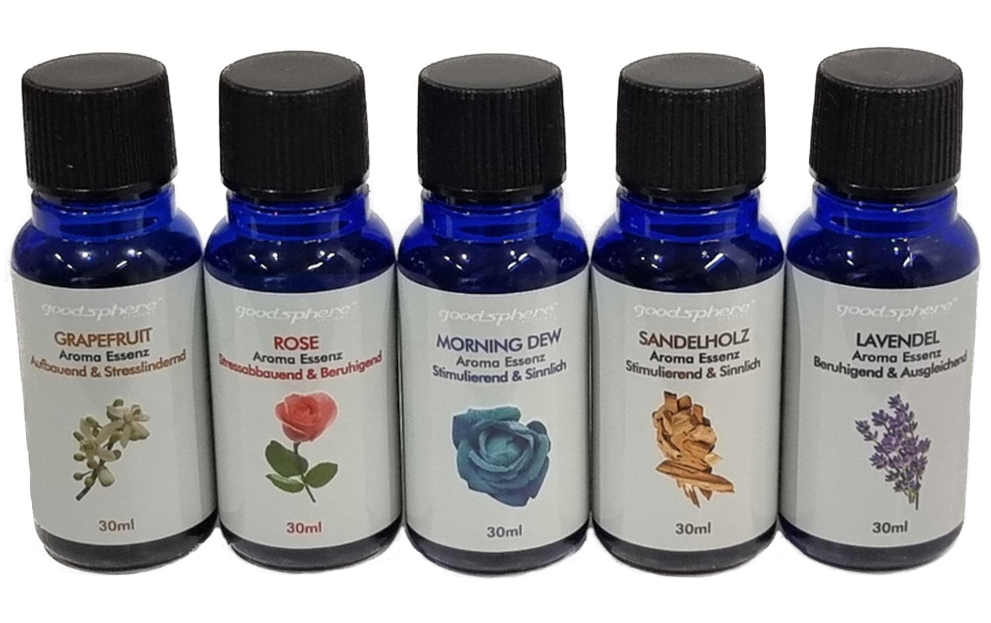 Goodsphere Duftöl-Set Feeling Beginners, 5 x 30 ml