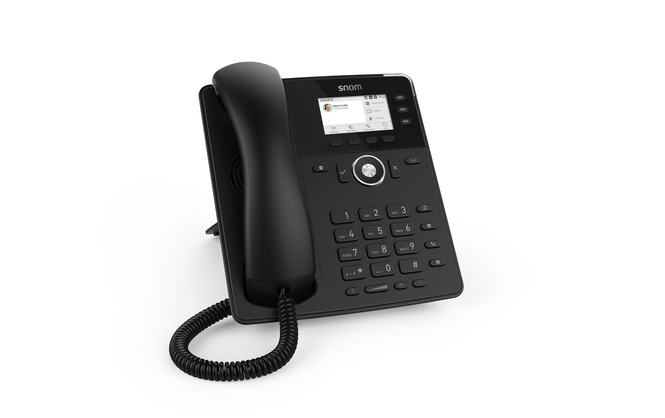 snom Tischtelefon D717 Schwarz