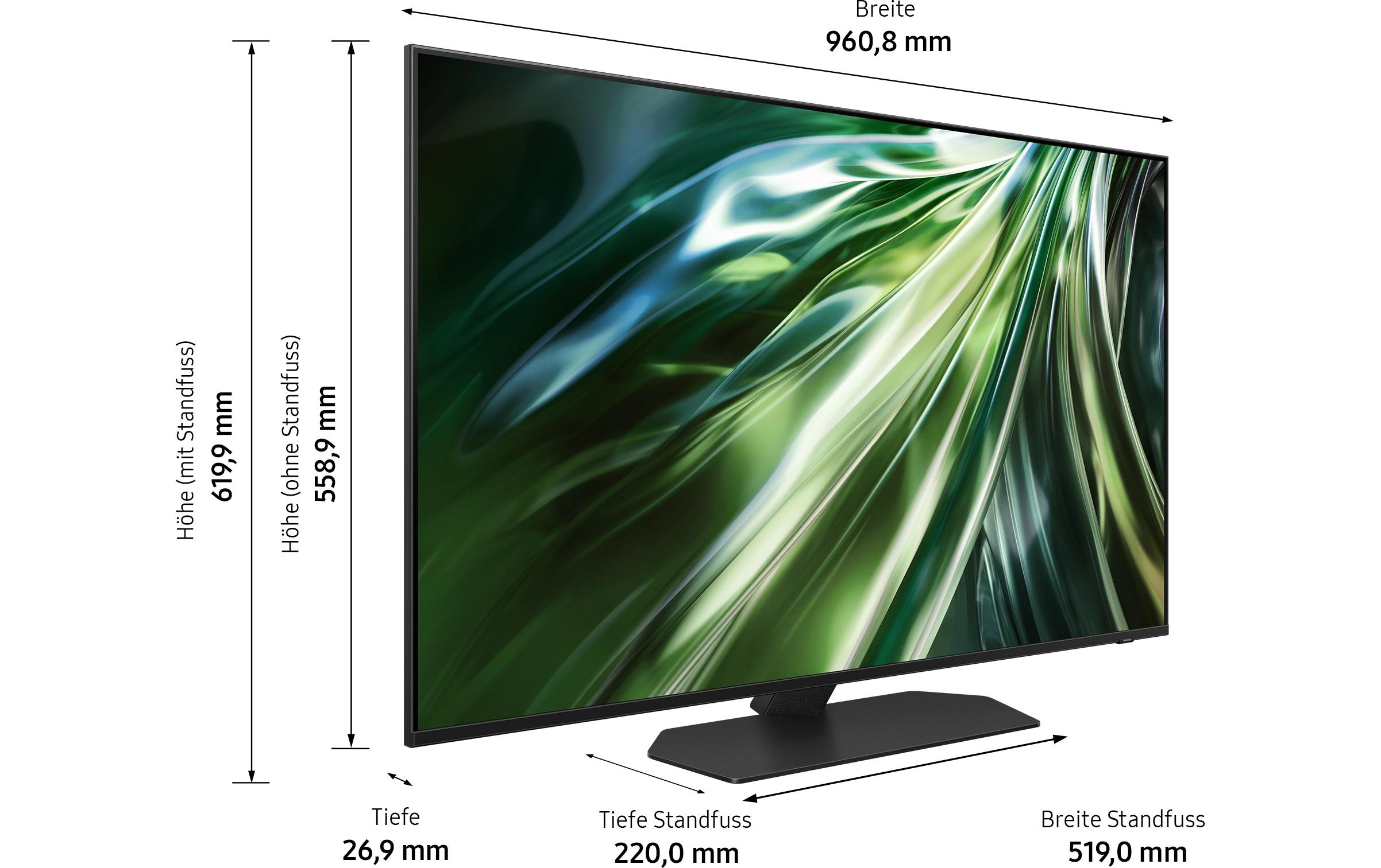 Samsung TV QE43QN90D ATXXN 43, 3840 x 2160 (Ultra HD 4K), QLED