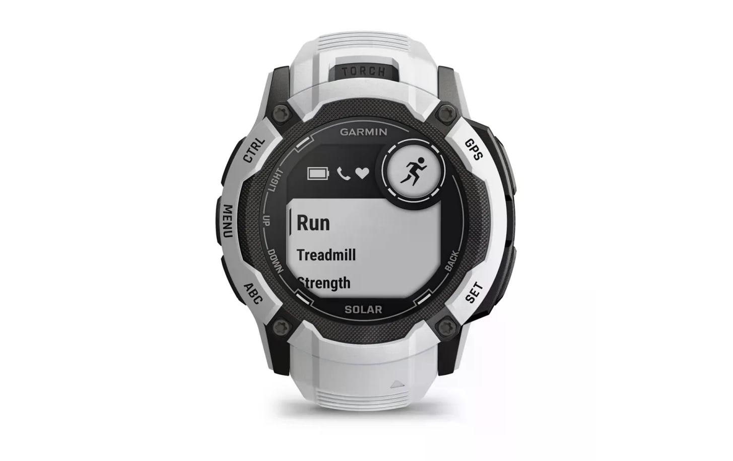 GARMIN Sportuhr Instinct 2X Solar Whitestone