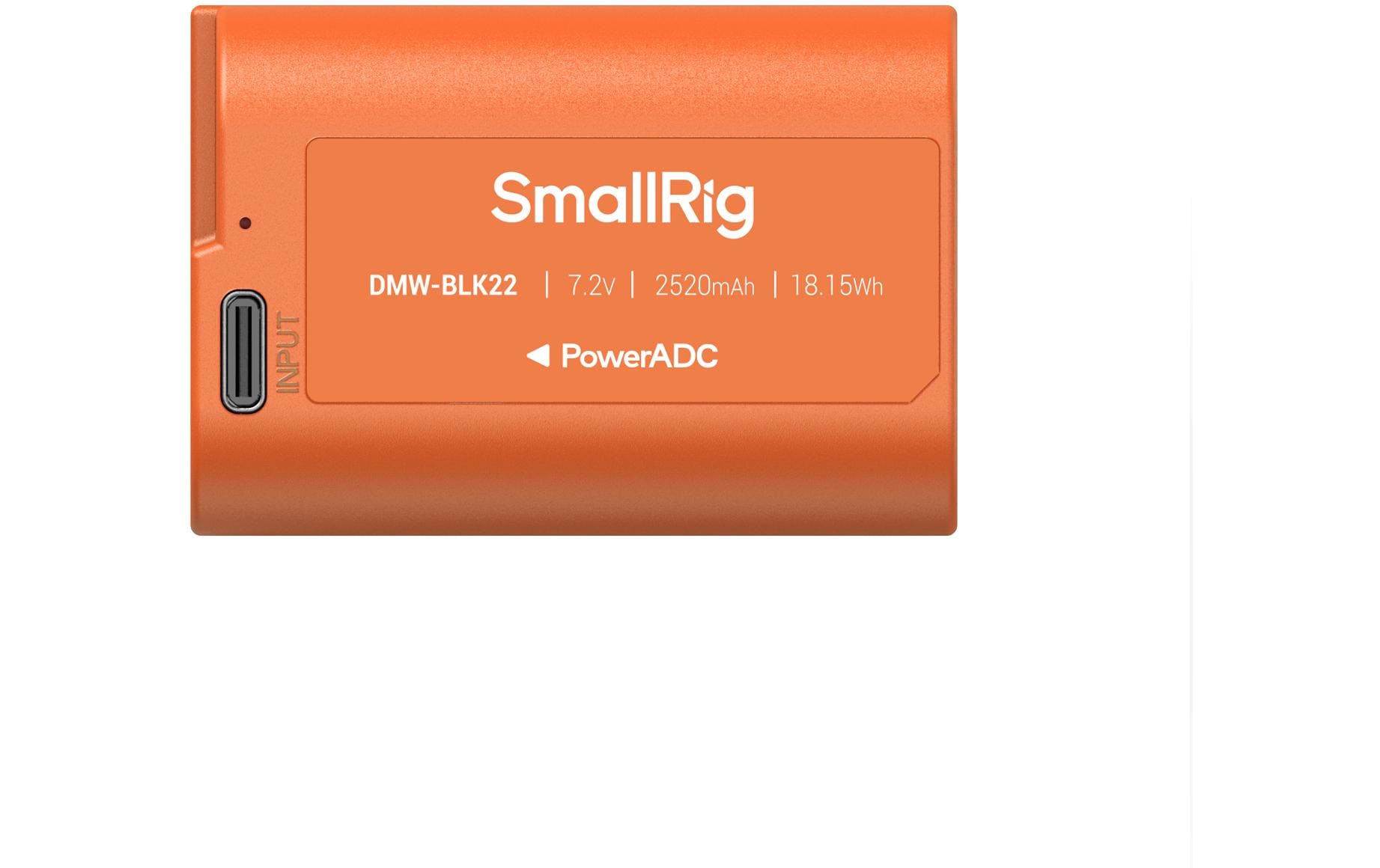 Smallrig Digitalkamera-Akku DMW-BLK22 USB-C Orange