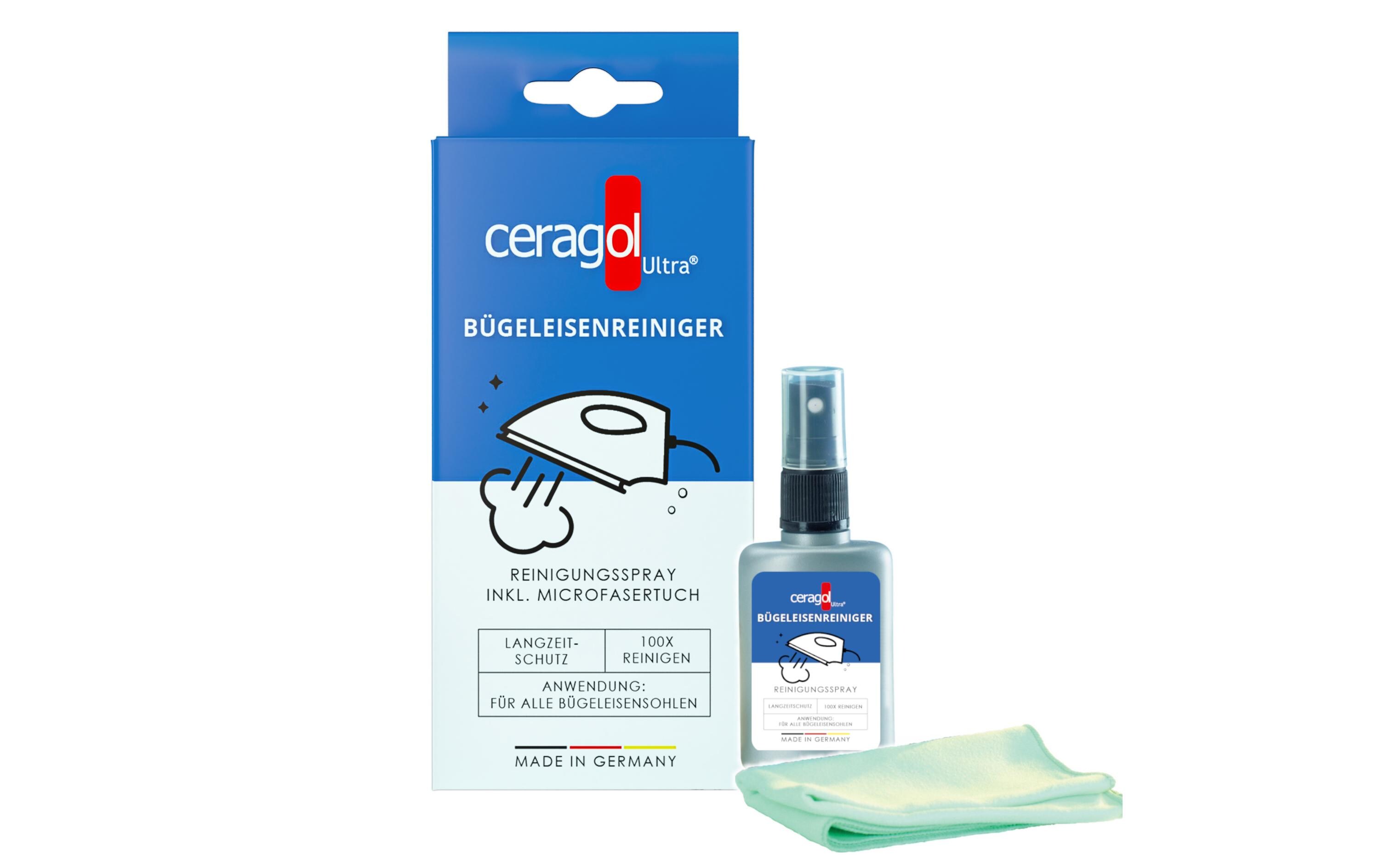 Ceragol Bügeleisenreiniger 50 ml & Tuch