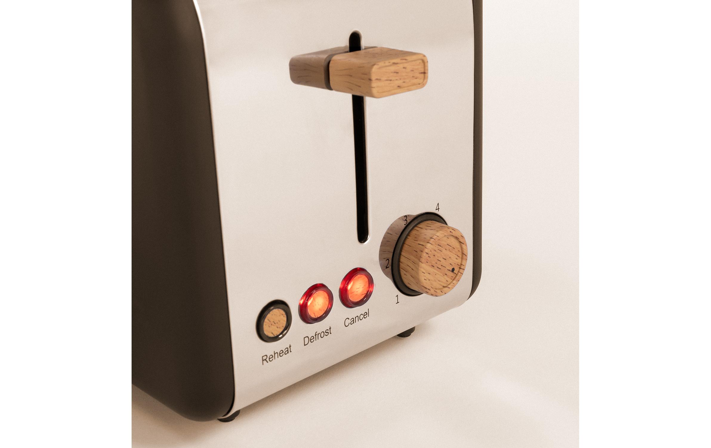 Create Toaster Retro Schwarz