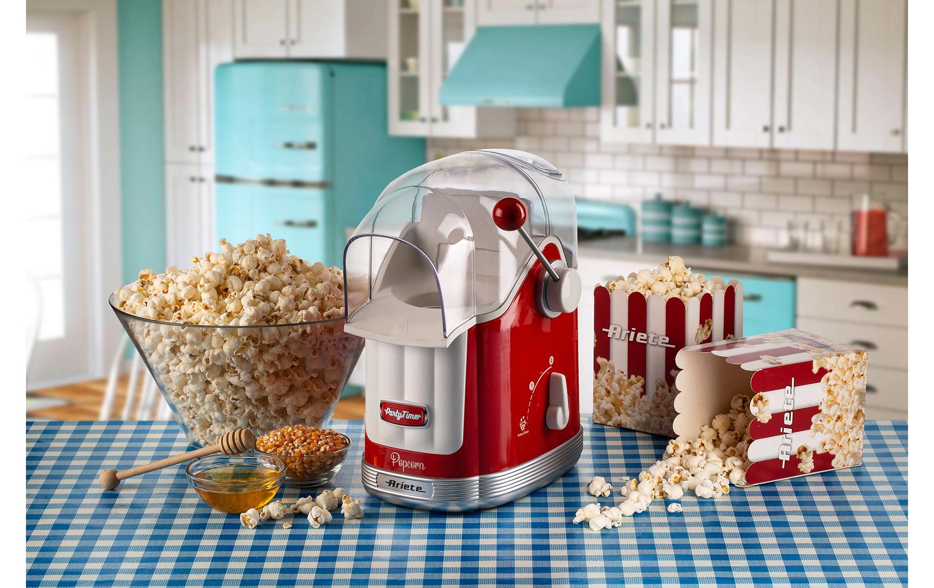 Ariete Popcorn Maschine Party Time ARI-2958-RD Rot/Weiss