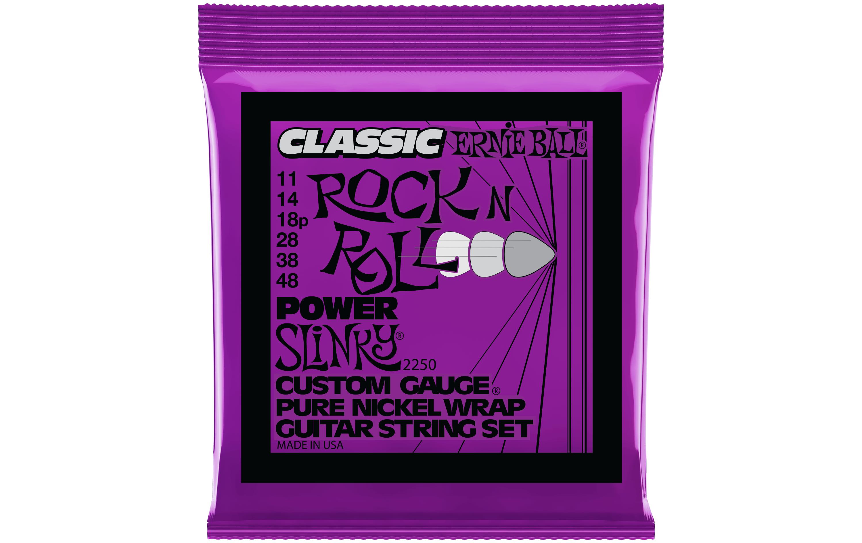 Ernie Ball Gitarrensaiten 2250 Slinky Rock'N'Roll – Power 11-48