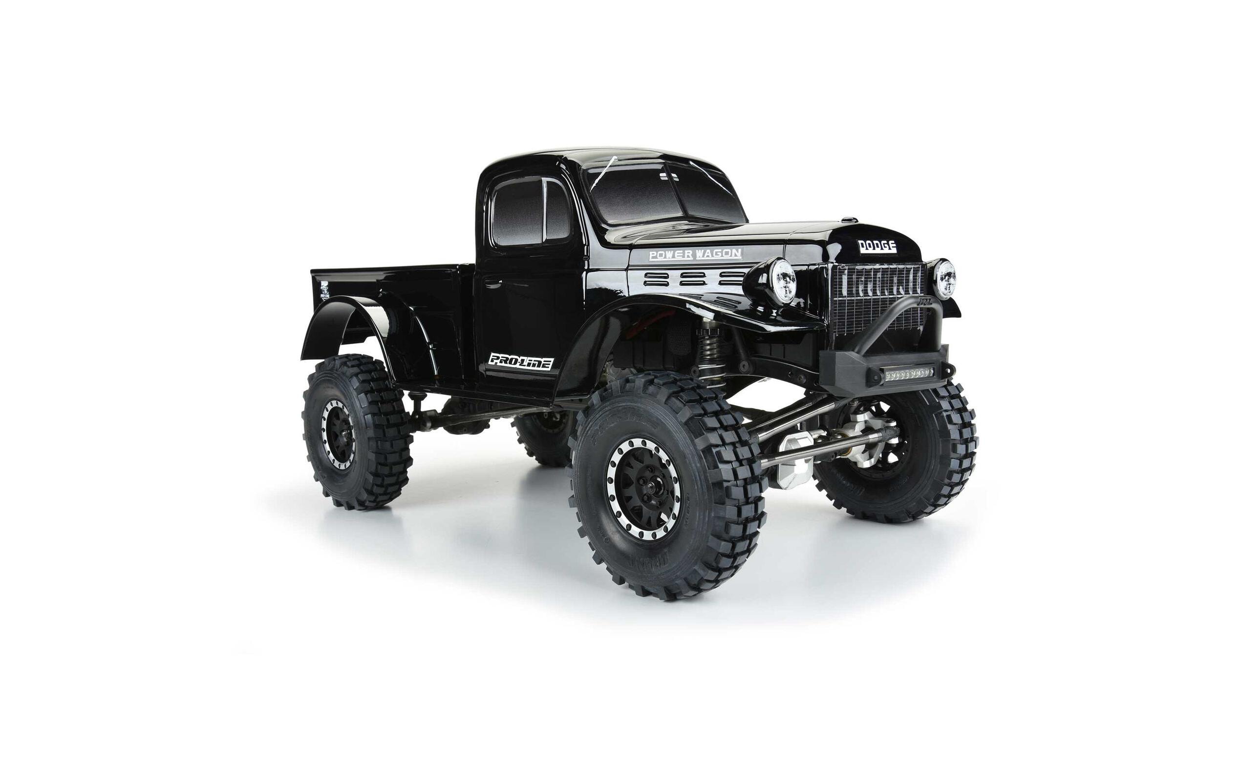 Proline Karosserie Dodge Power Wagon 1946 Schwarz, 1:10