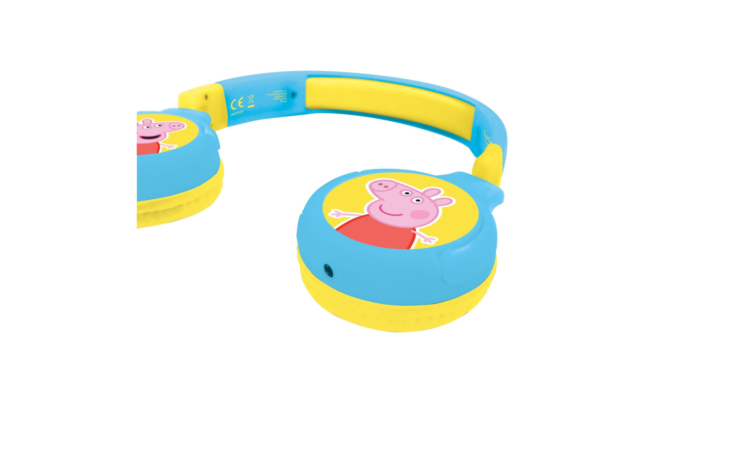 Lexibook Kinderkopfhörer Peppa Wutz 2-in-1-Bluetooth