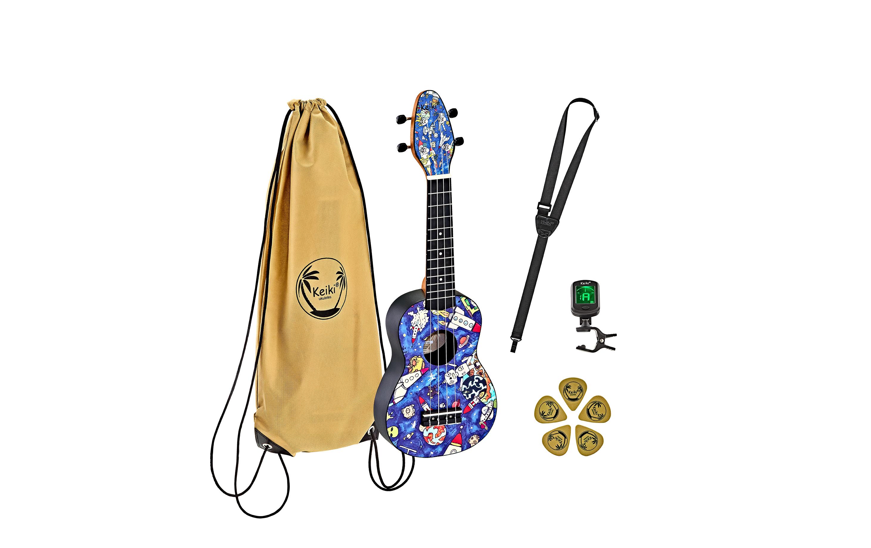 Ortega Guitars Ukulele Keiki Package K2-SP – Spaceman