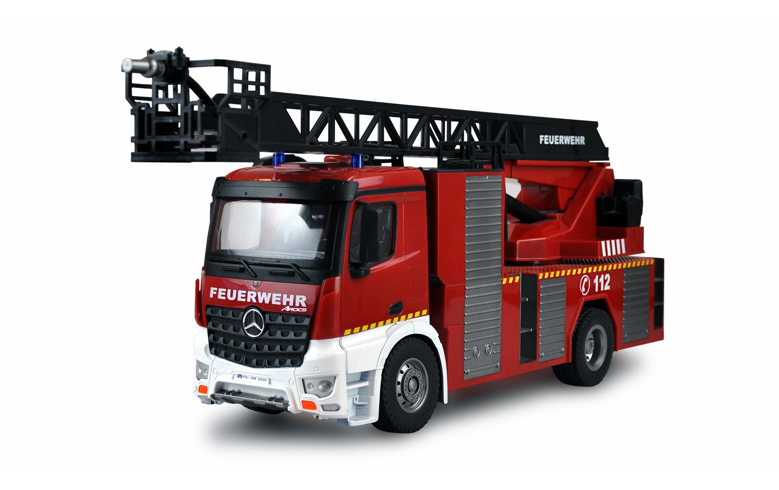 Amewi Mercedes Benz Arocs Feuerwehr Drehleiter RTR, 1:18