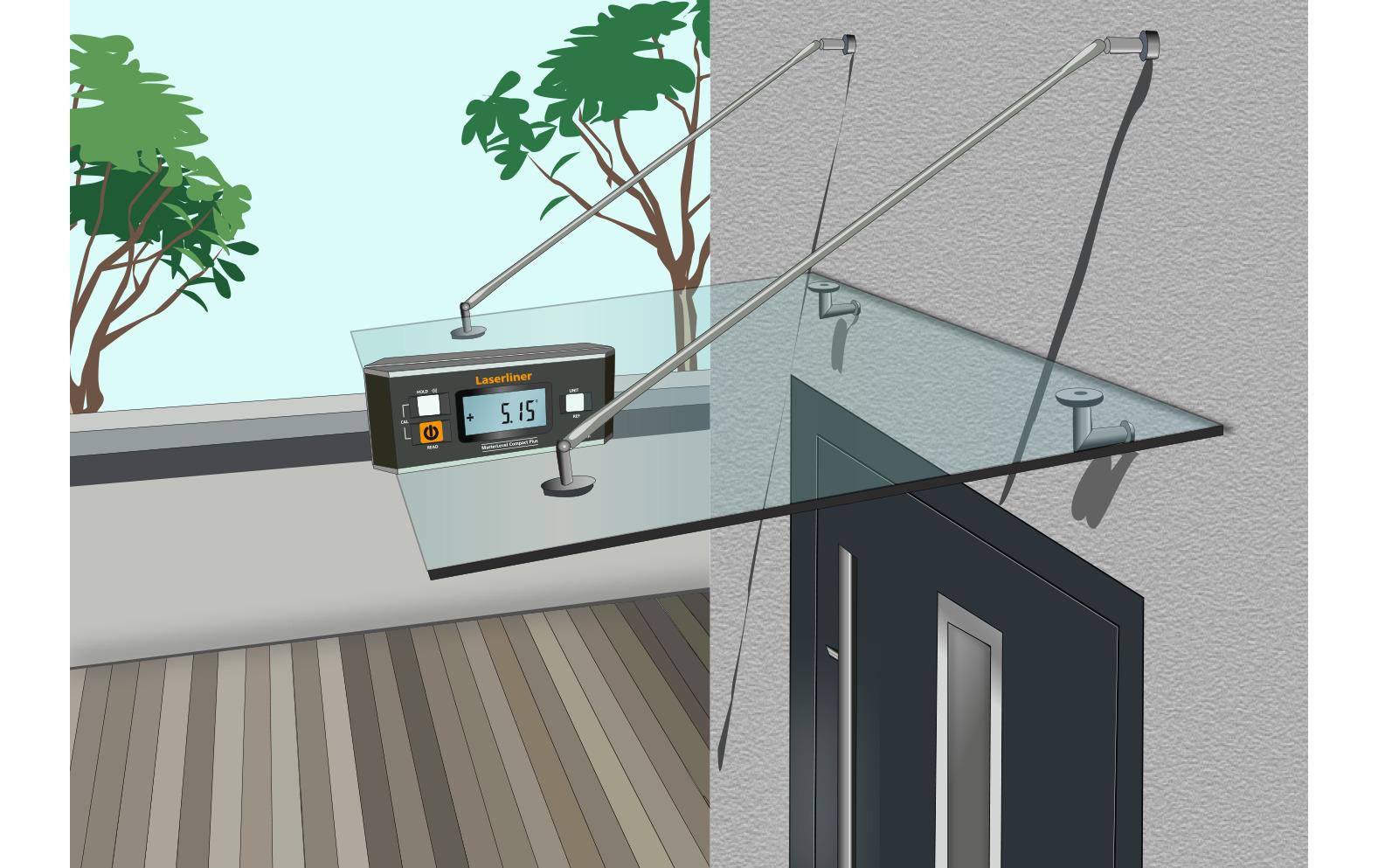 Laserliner Elektronik-Wasserwaage MasterLevel Compact Plus