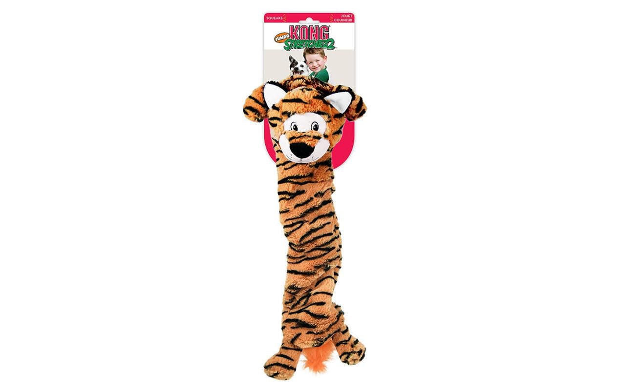 Kong Hunde-Spielzeug Stretchezz Jumbo Tiger 70 - 100 cm
