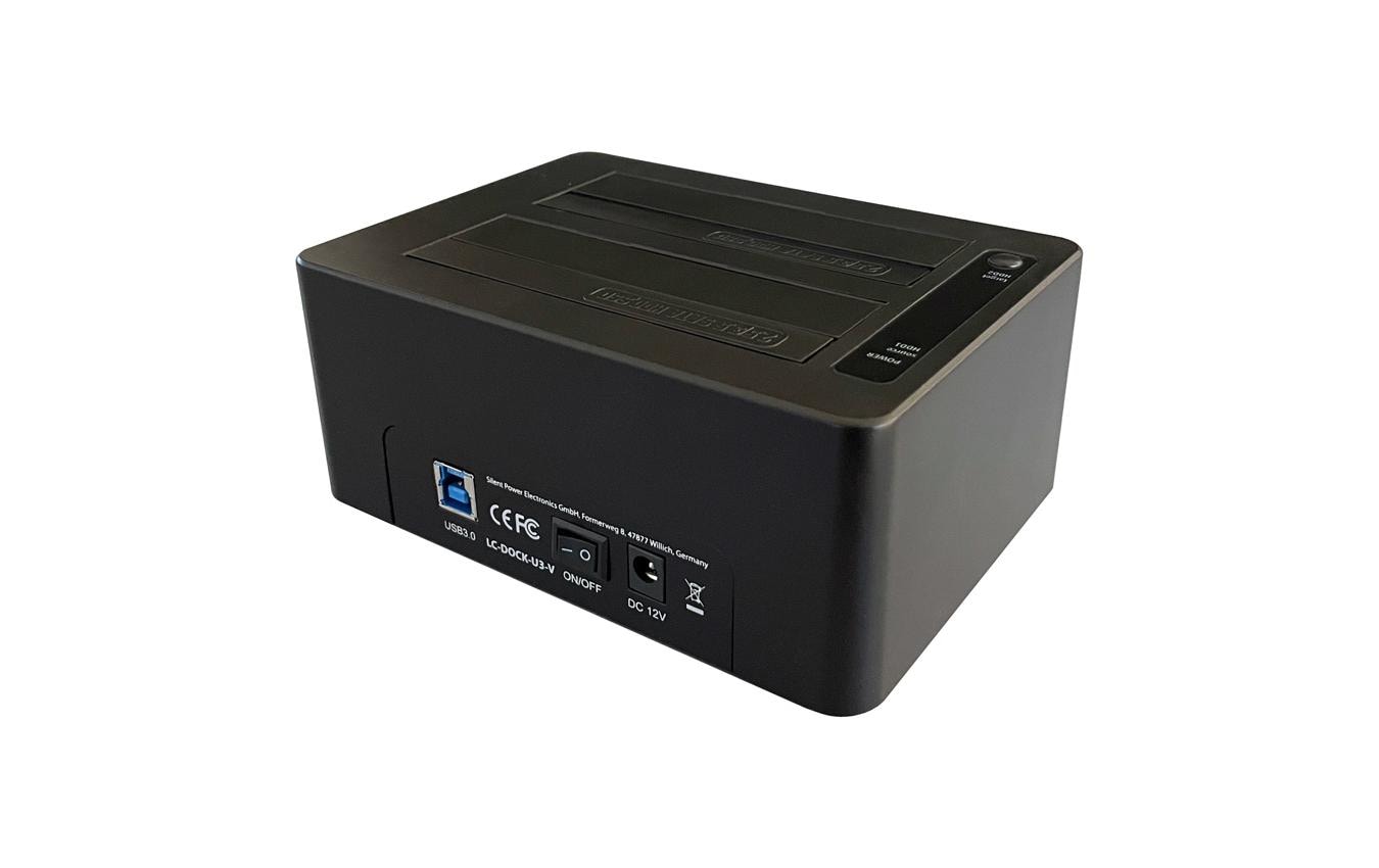 LC-Power Docking- und Klonstation LC-DOCK-U3-V