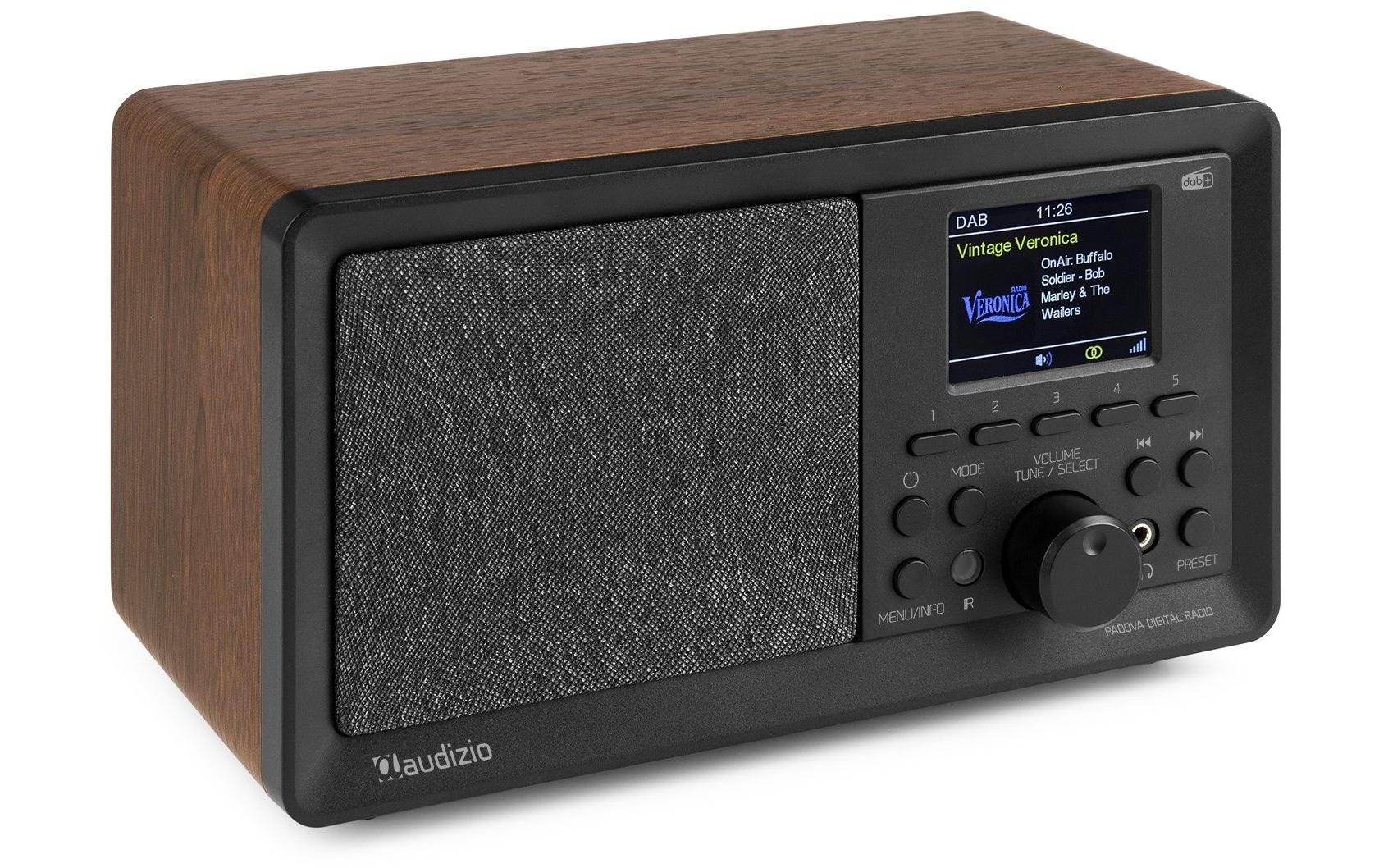 Audizio DAB+ Radio Padova Braun/Schwarz