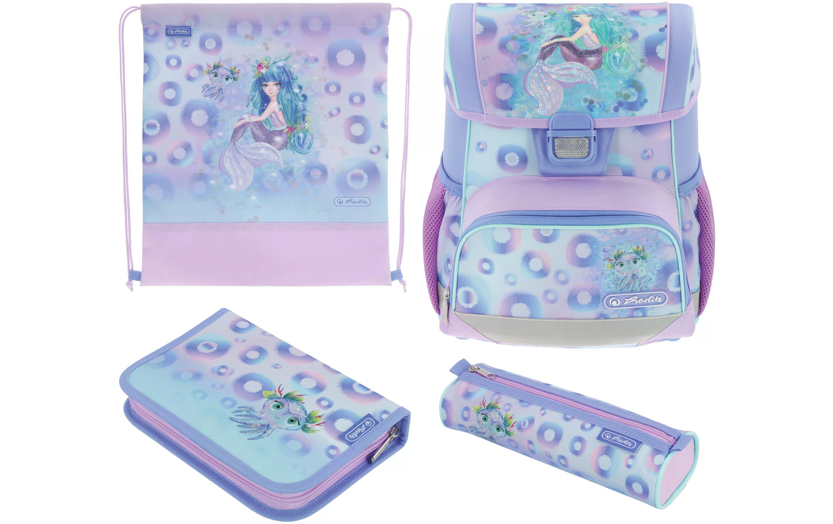 Herlitz Schulthek Loop Plus Mystic Mermaid 4-teiliges Set