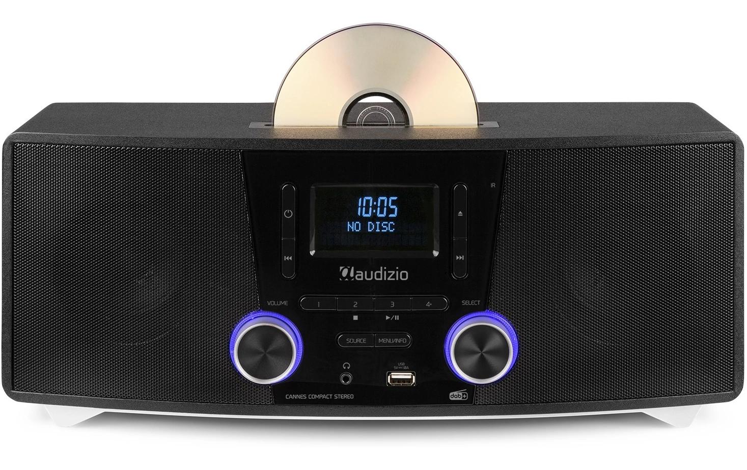 Audizio Micro-HiFi Anlage Cannes Schwarz