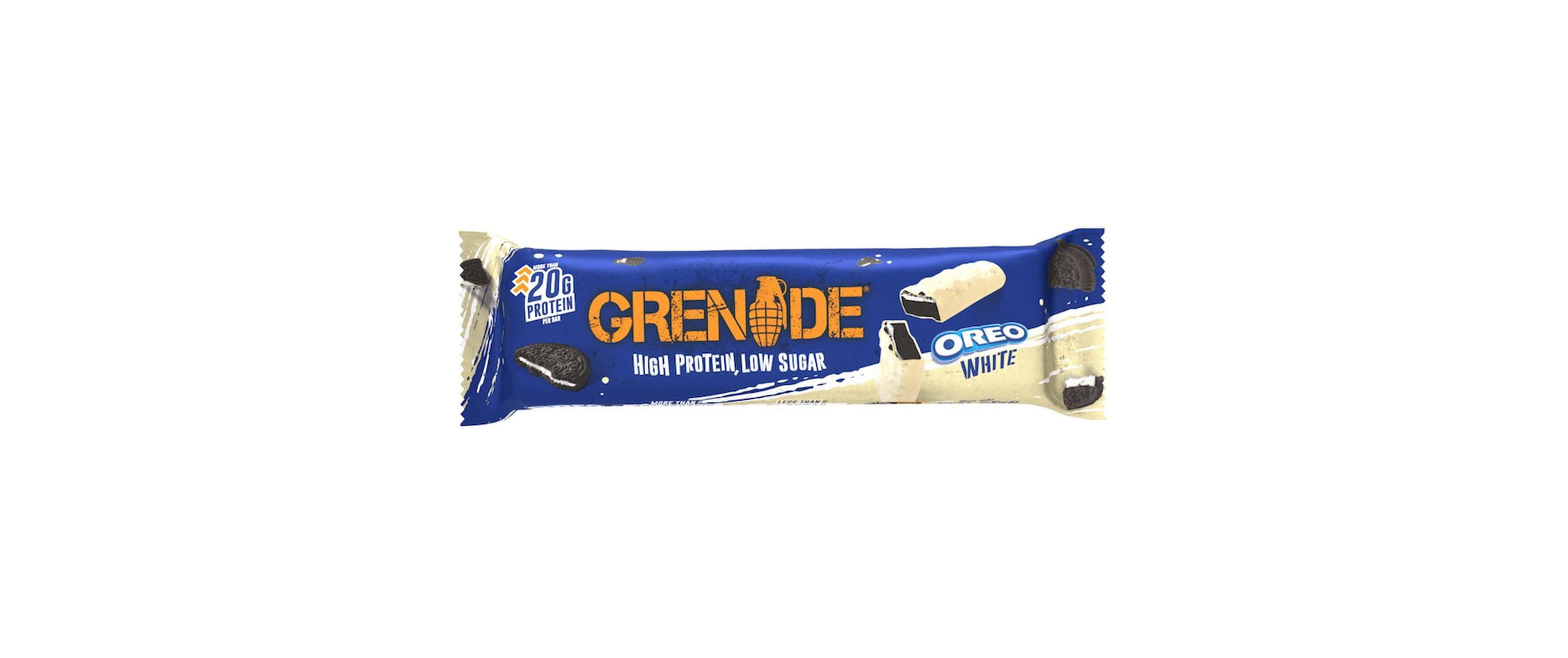 Grenade Riegel Oreo/Weisse Schokolade, 12 x 60 g