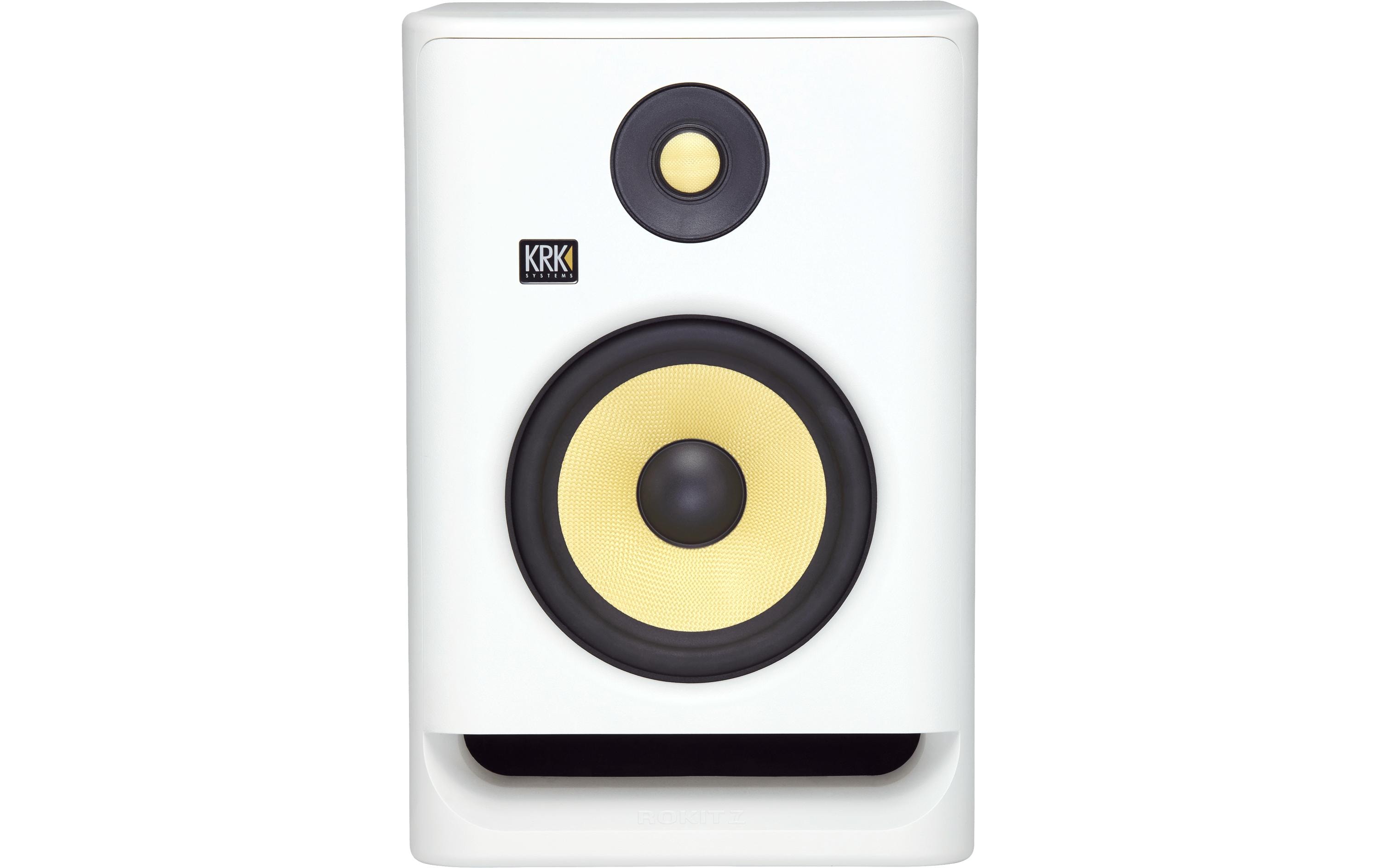 KRK Studiomonitor Rokit RP7 G4 – White Noise