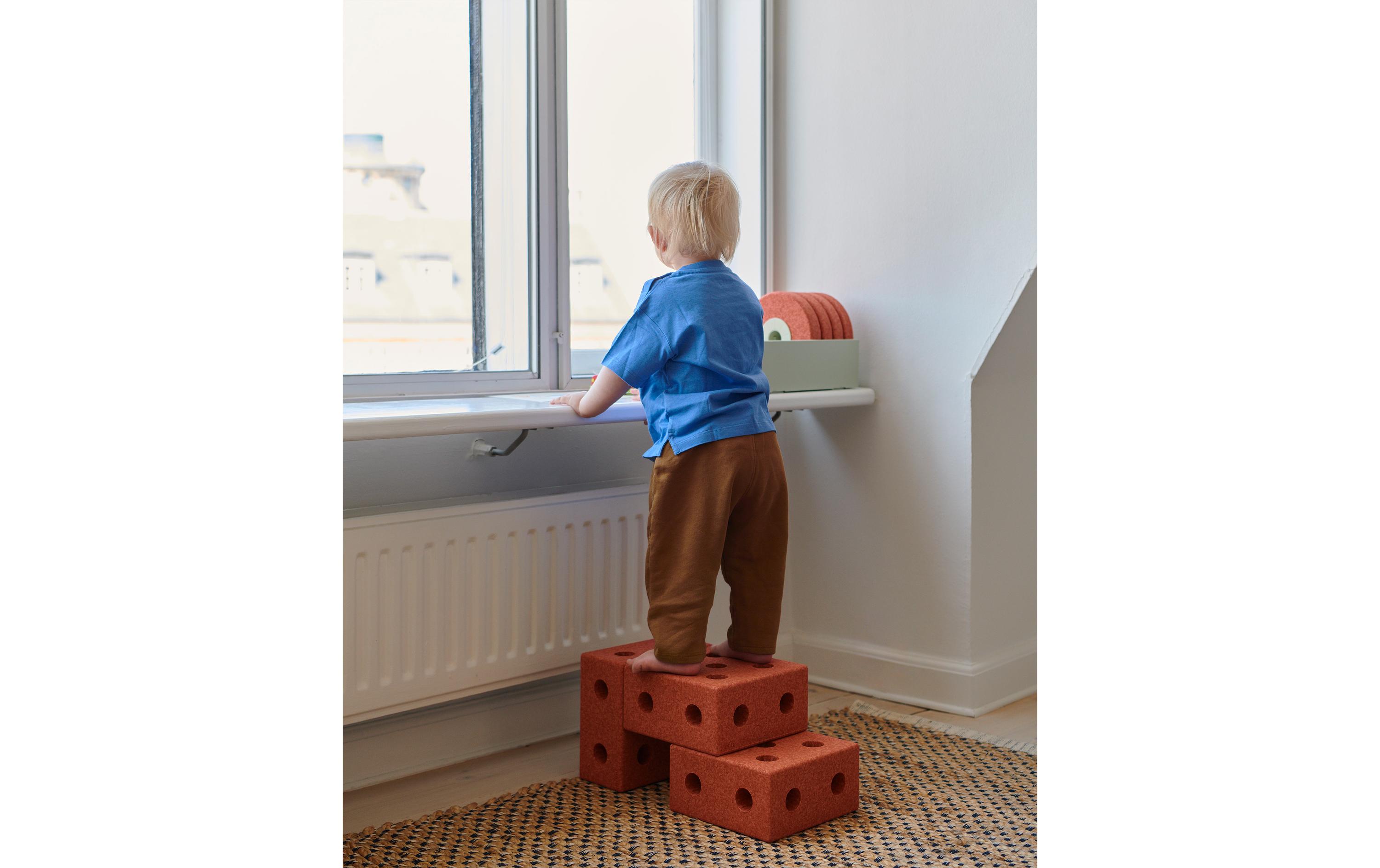 MODU 3-in-1 Baby Walker Burnt Orange / Dusty Green