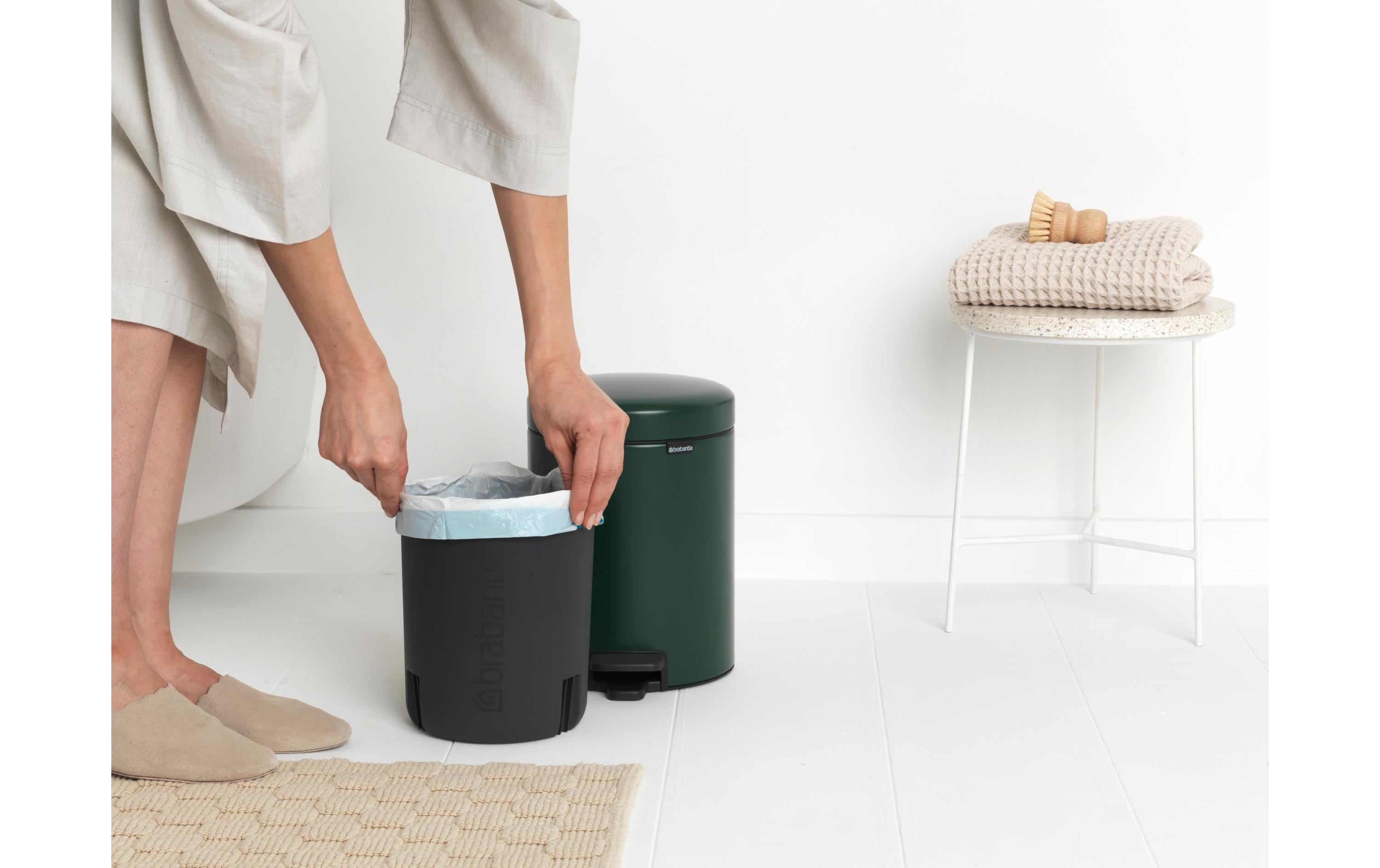 Brabantia Kosmetikeimer NewIcon 5 l, Grün