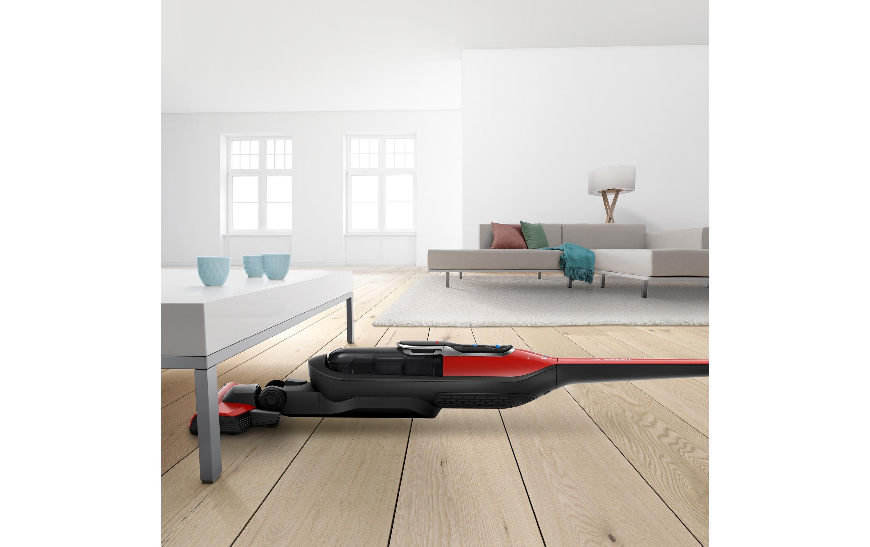 Bosch Akku-Hand- und Stielsauger BLH86PET1 Rot