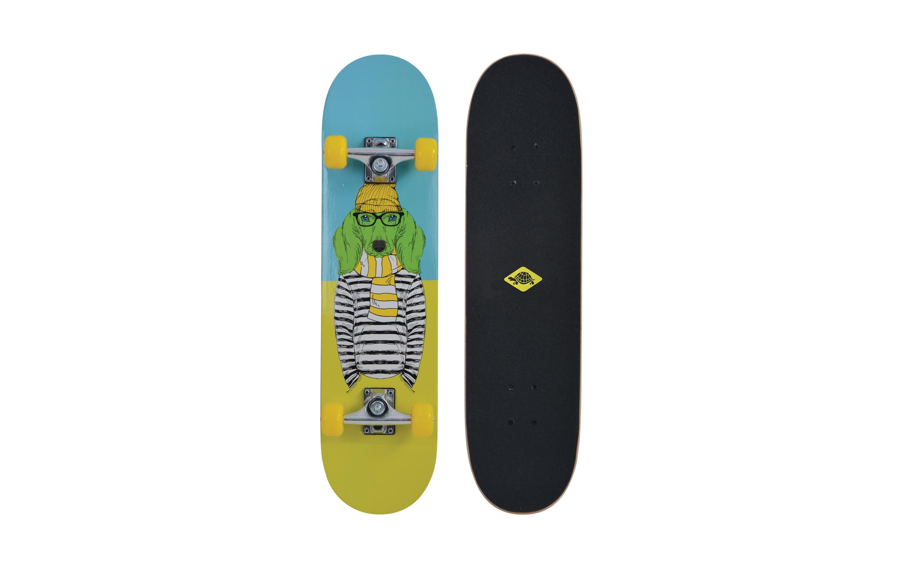 Schildkröt Funsports Skateboard Kicker 31, Green Dog