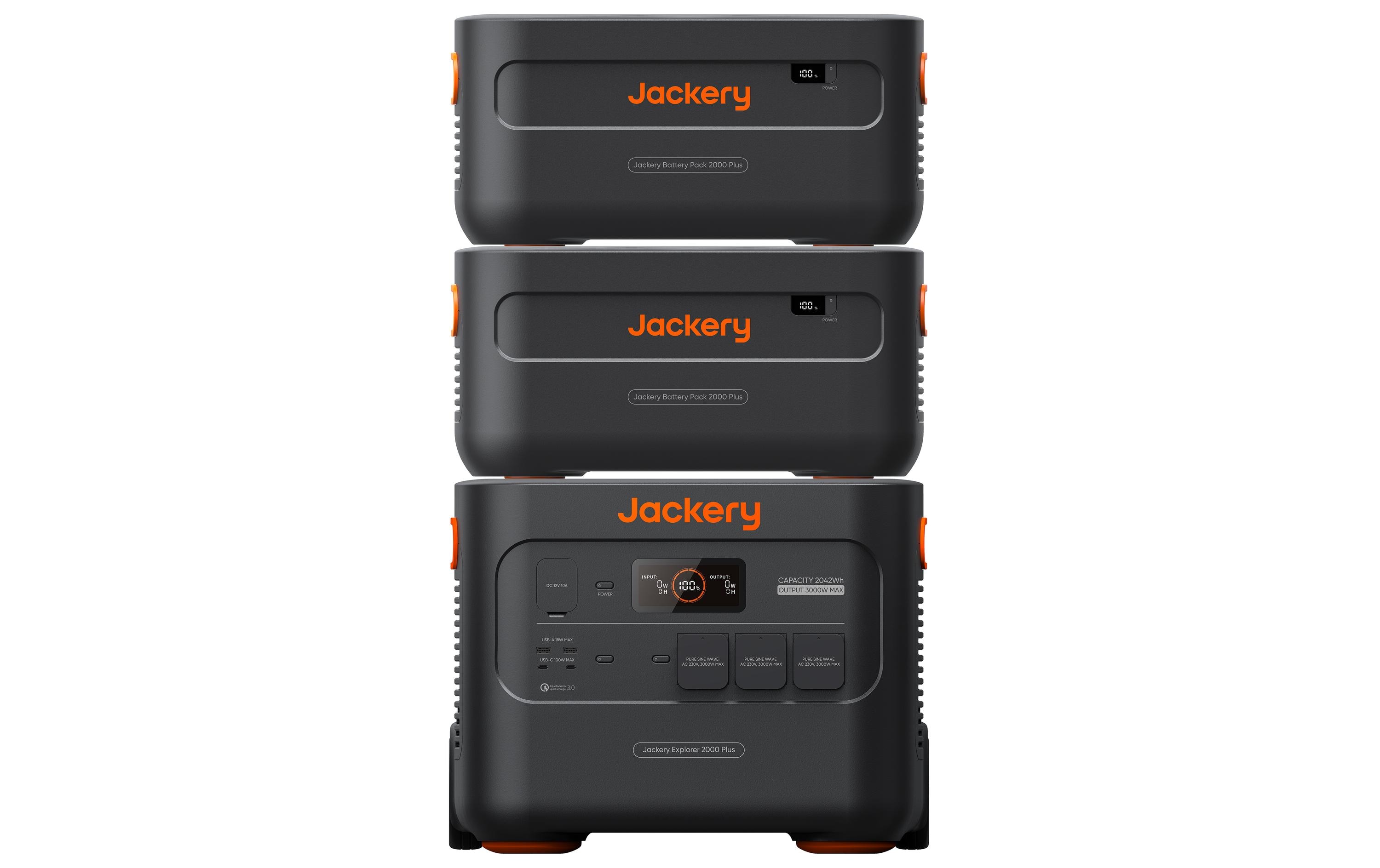 Jackery Power Station Explorer 2000 Plus 2-2 Kit 6128.4 Wh