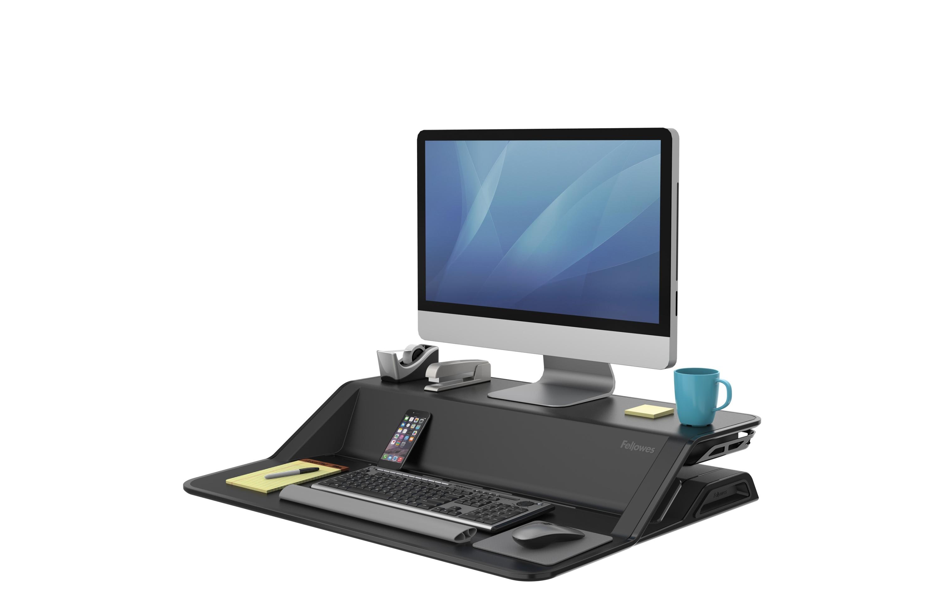 Fellowes Schreibitischaufsatz Workstation Lotus Schwarz