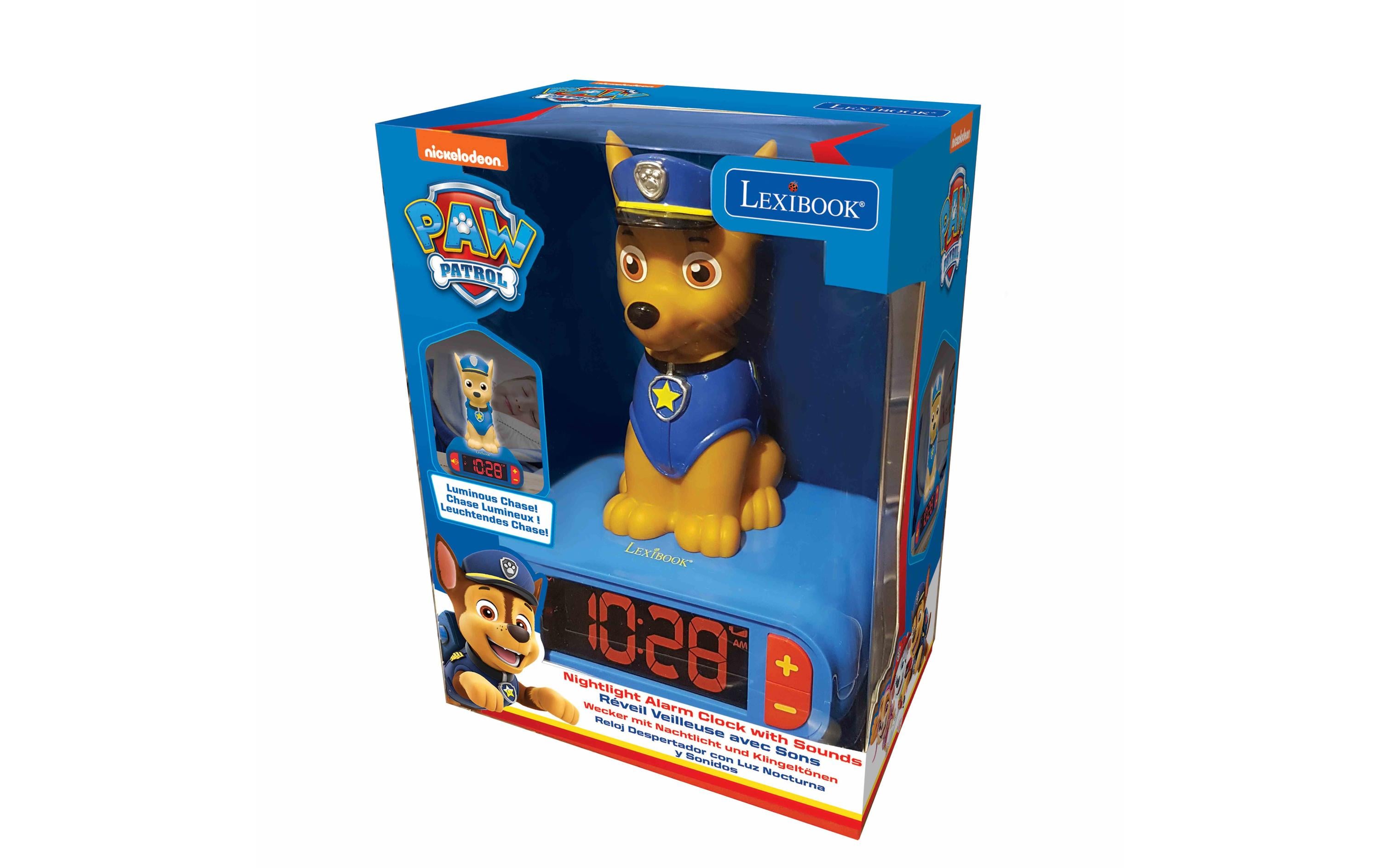 Lexibook Wecker mit Nachtlicht Paw Patrol Chase