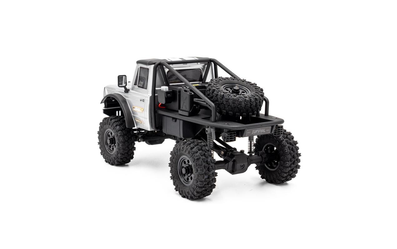 Hobbytech Scale Crawler CRX18 Flat Cage 4WD Silber, RTR, 1:18