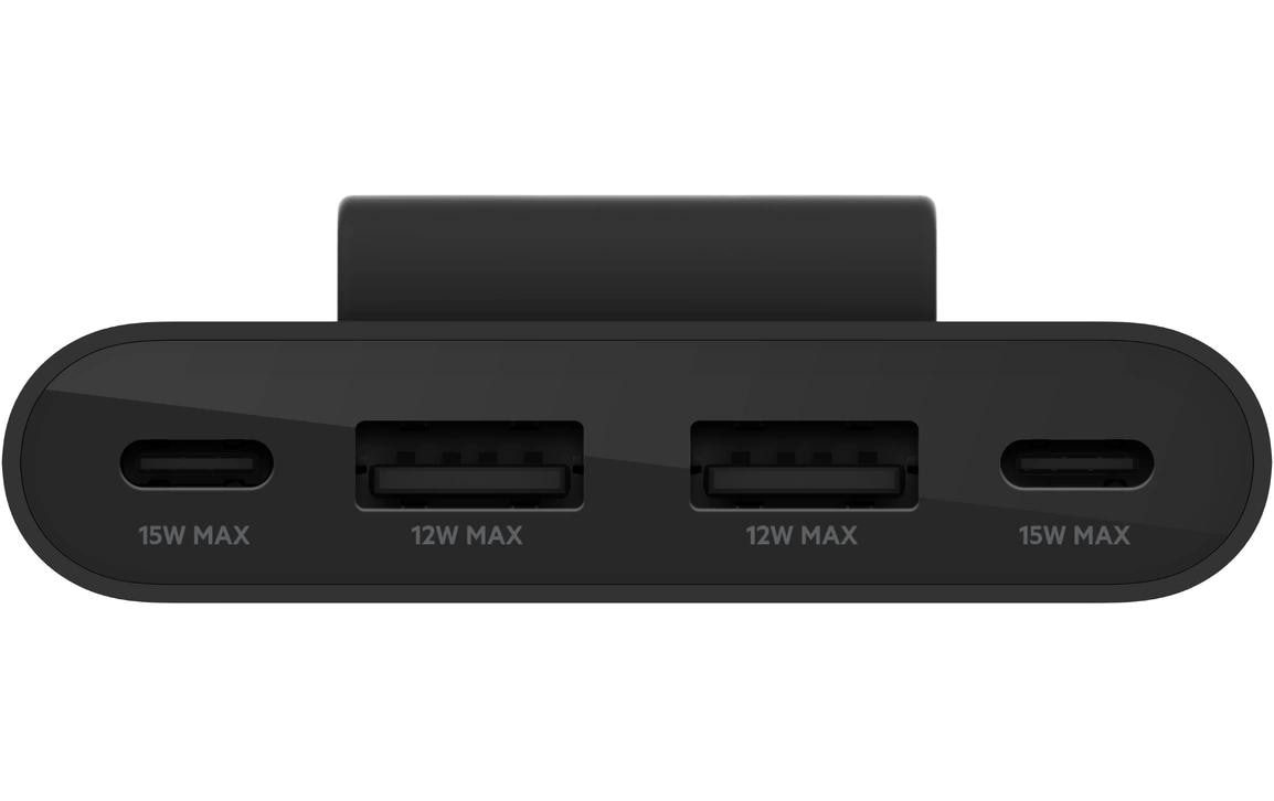 Belkin USB-Hub 4-Port USB Charge Schwarz