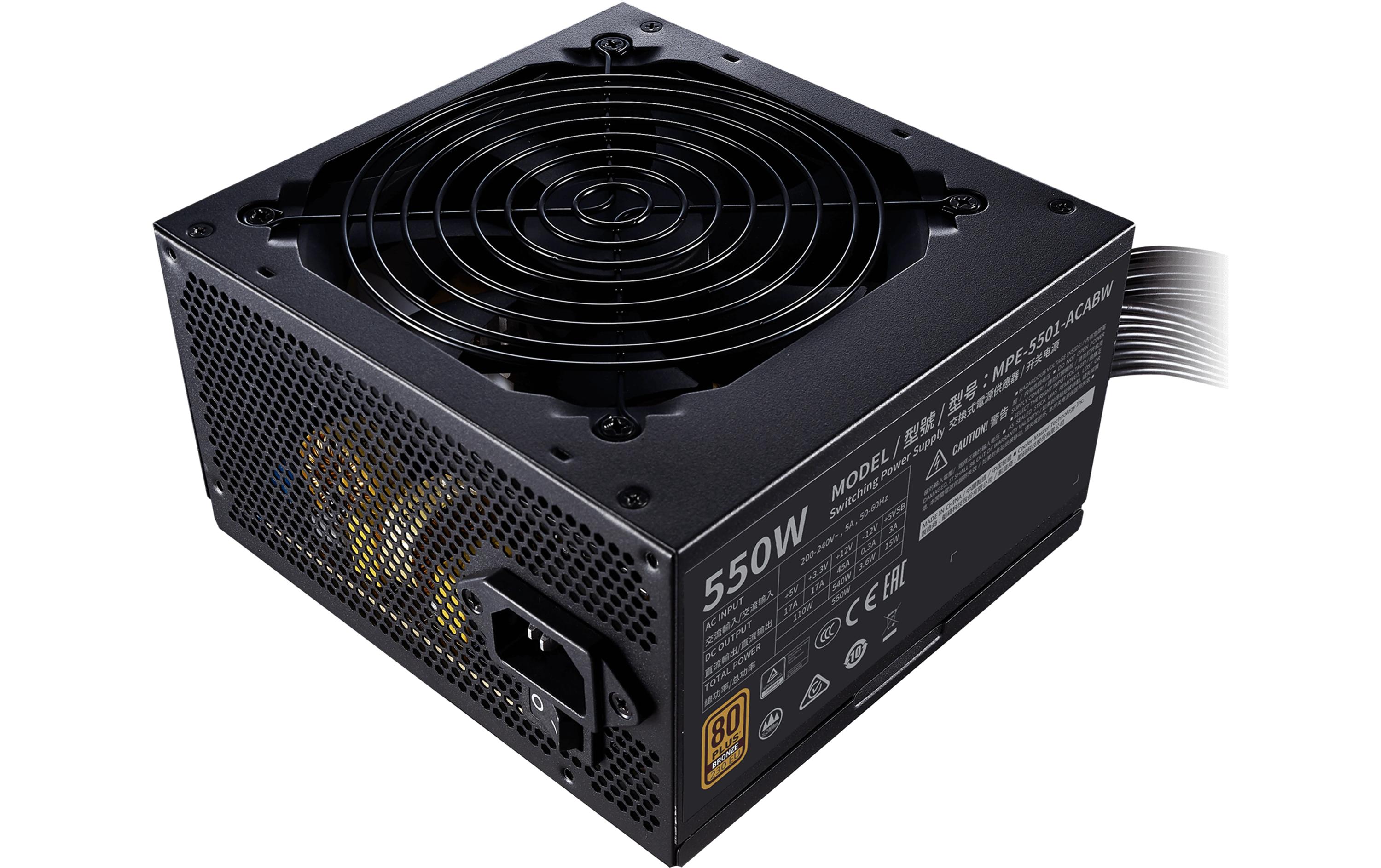 Cooler Master Netzteil MWE 550 Bronze 230V – V2 550 W