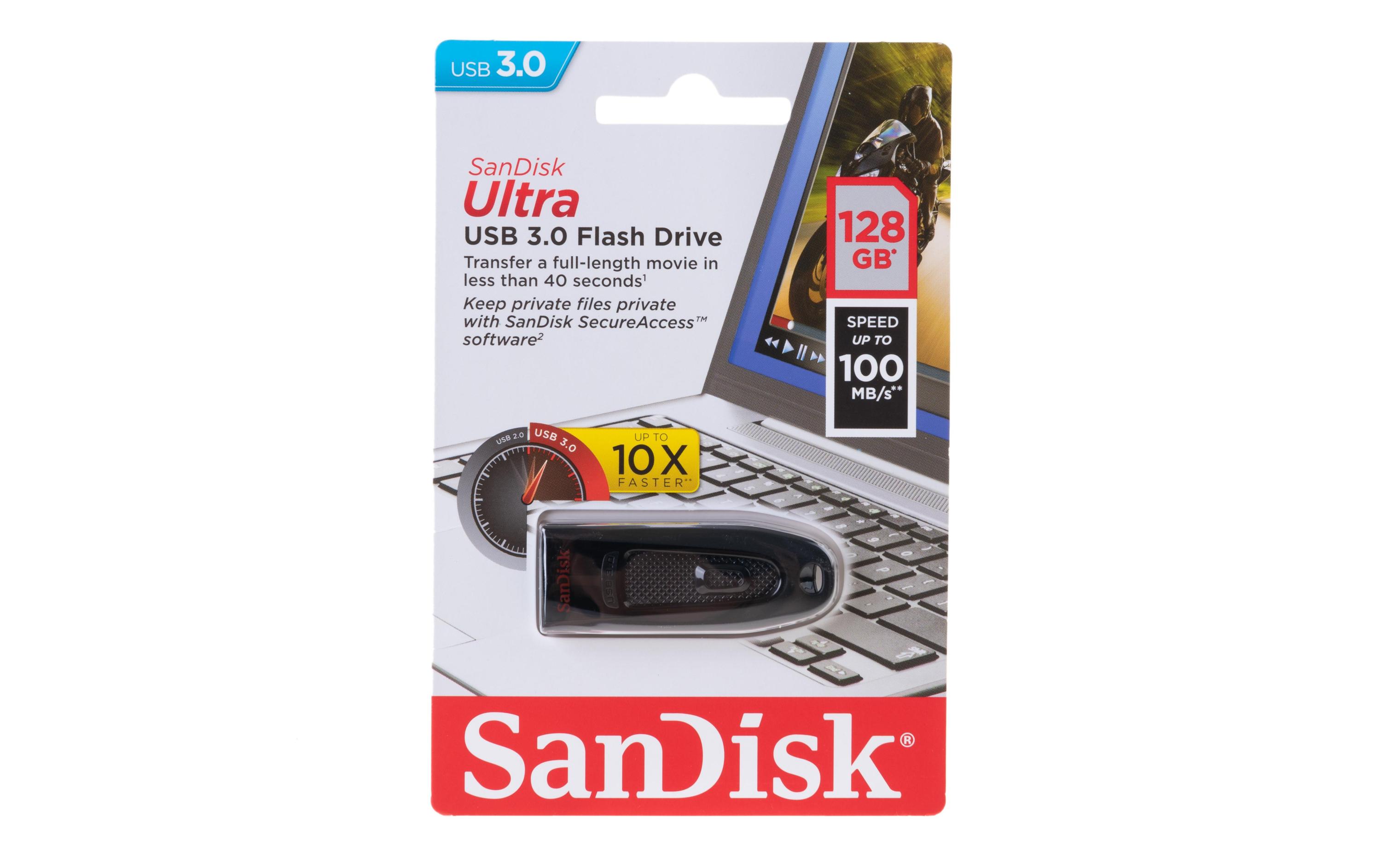 SanDisk USB-Stick Ultra Flash USB3.0 128 GB