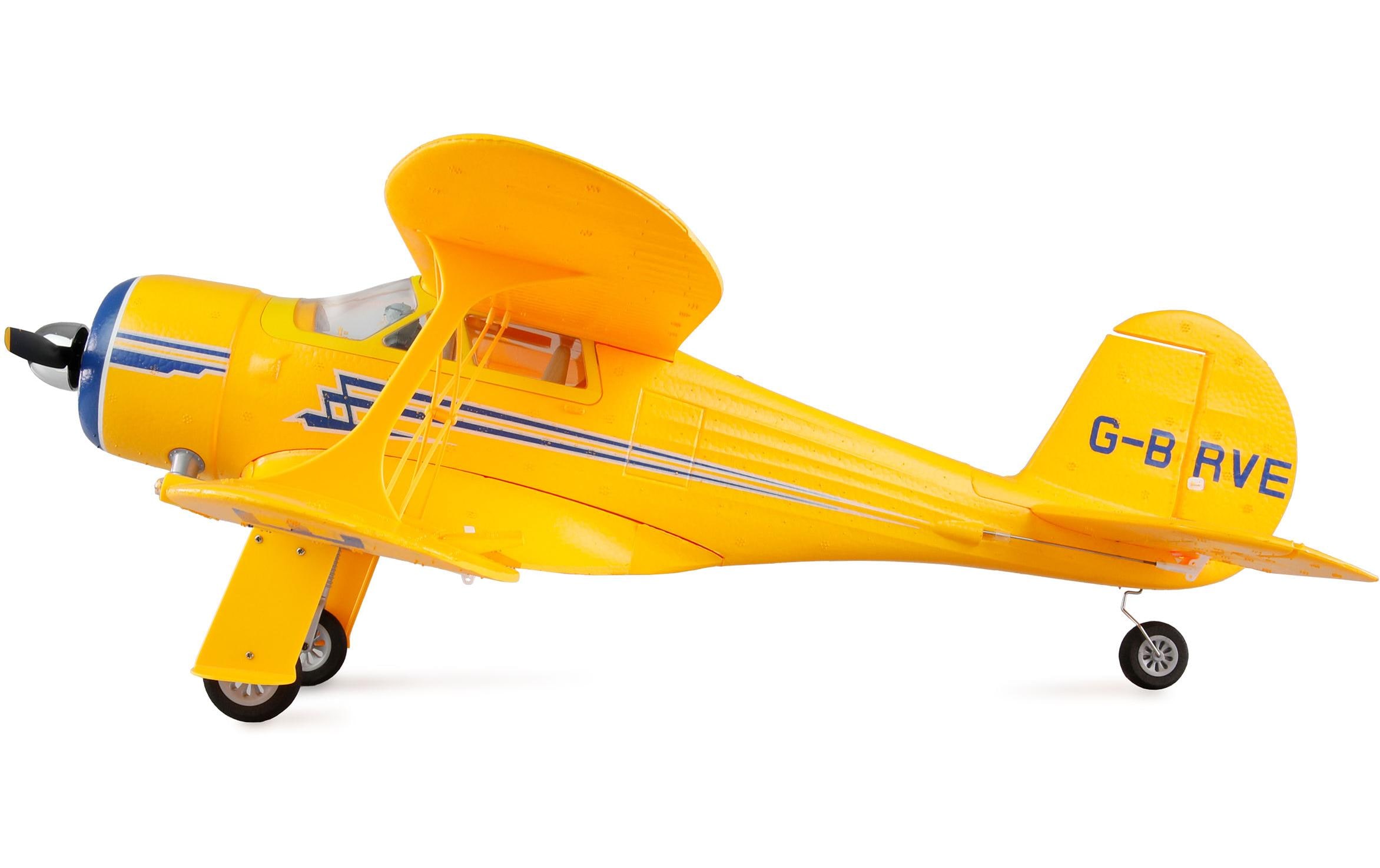 Amewi Motorflugzeug AMXflight Beech D17s Gelb, 3D, 6G, RTF